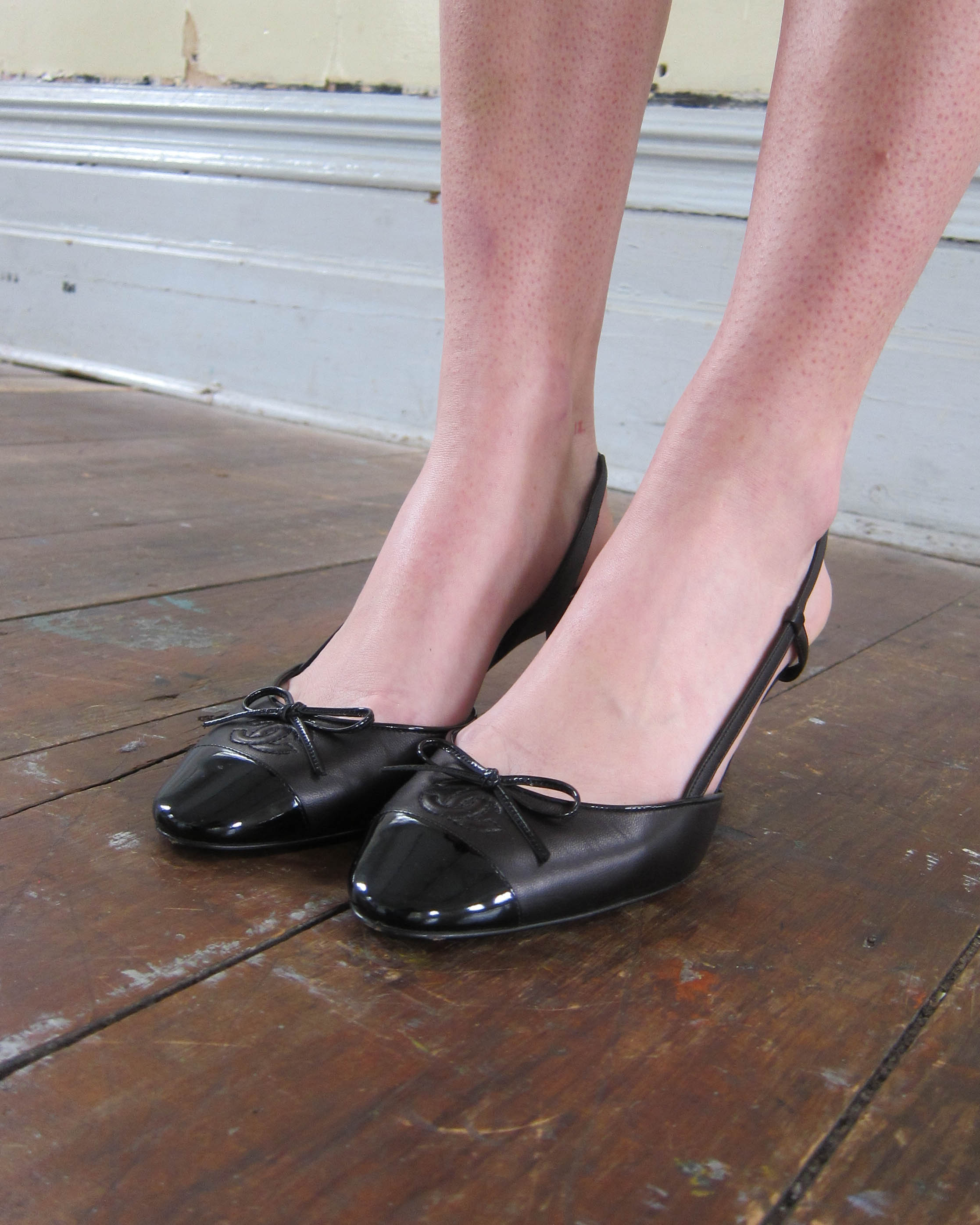 CC BOW SLINGBACK HEELS