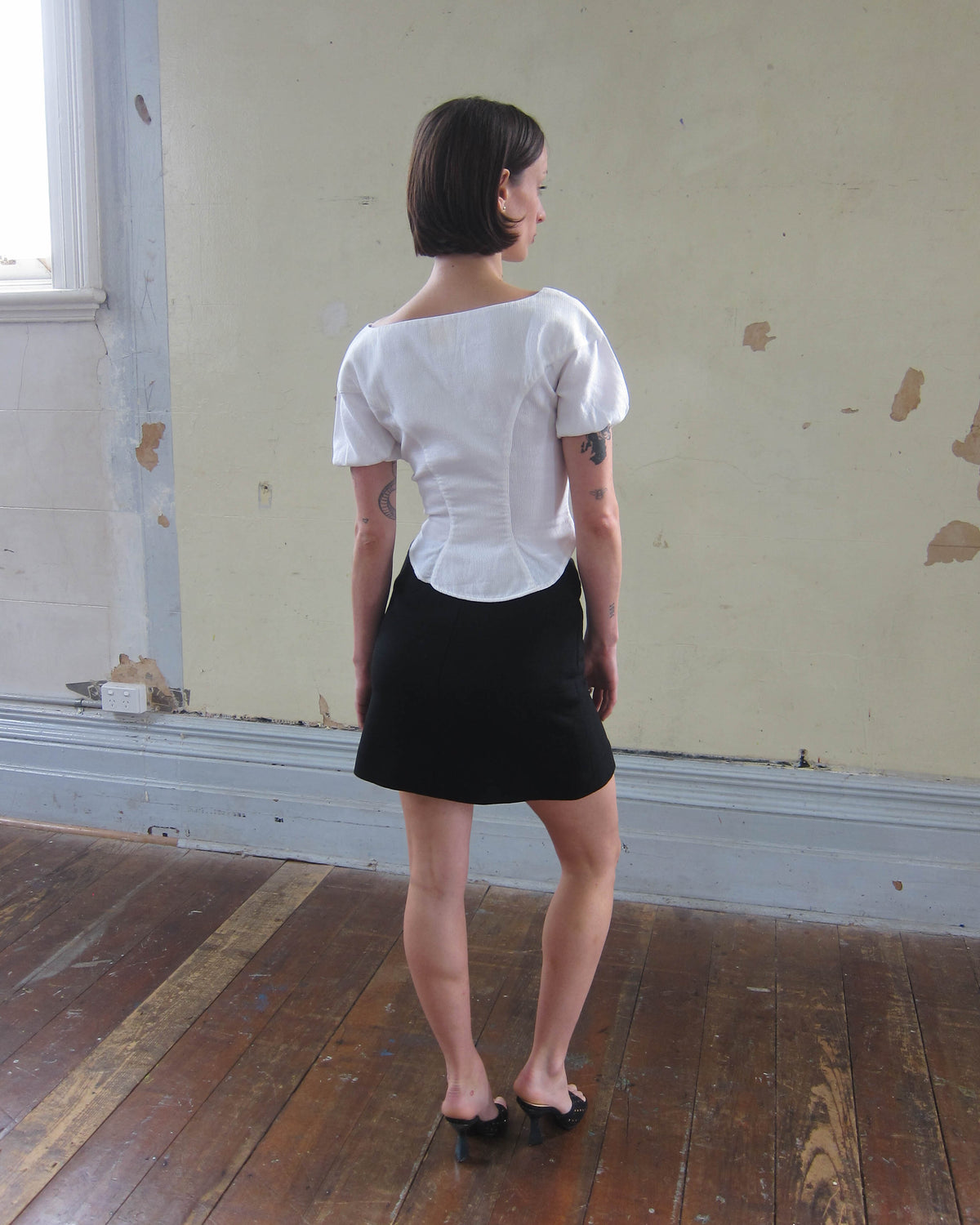 FW1997 WOOL MINI SKIRT