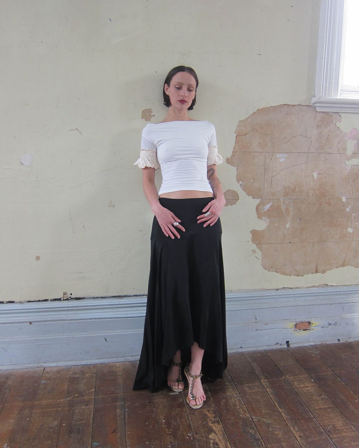2003 ASYMMETRIC MAXI SKIRT