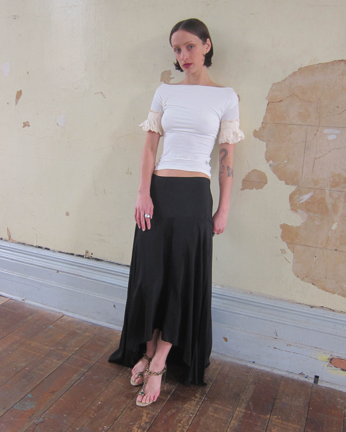 2003 ASYMMETRIC MAXI SKIRT