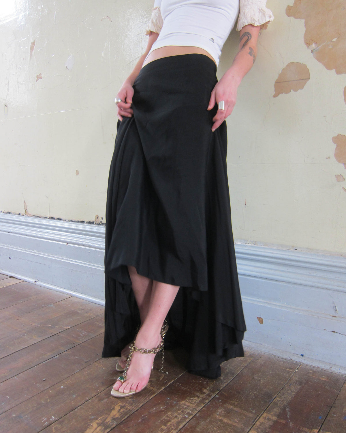2003 ASYMMETRIC MAXI SKIRT