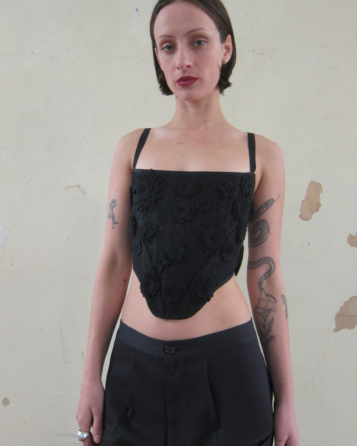 FW2007 FLORAL CORSET TOP