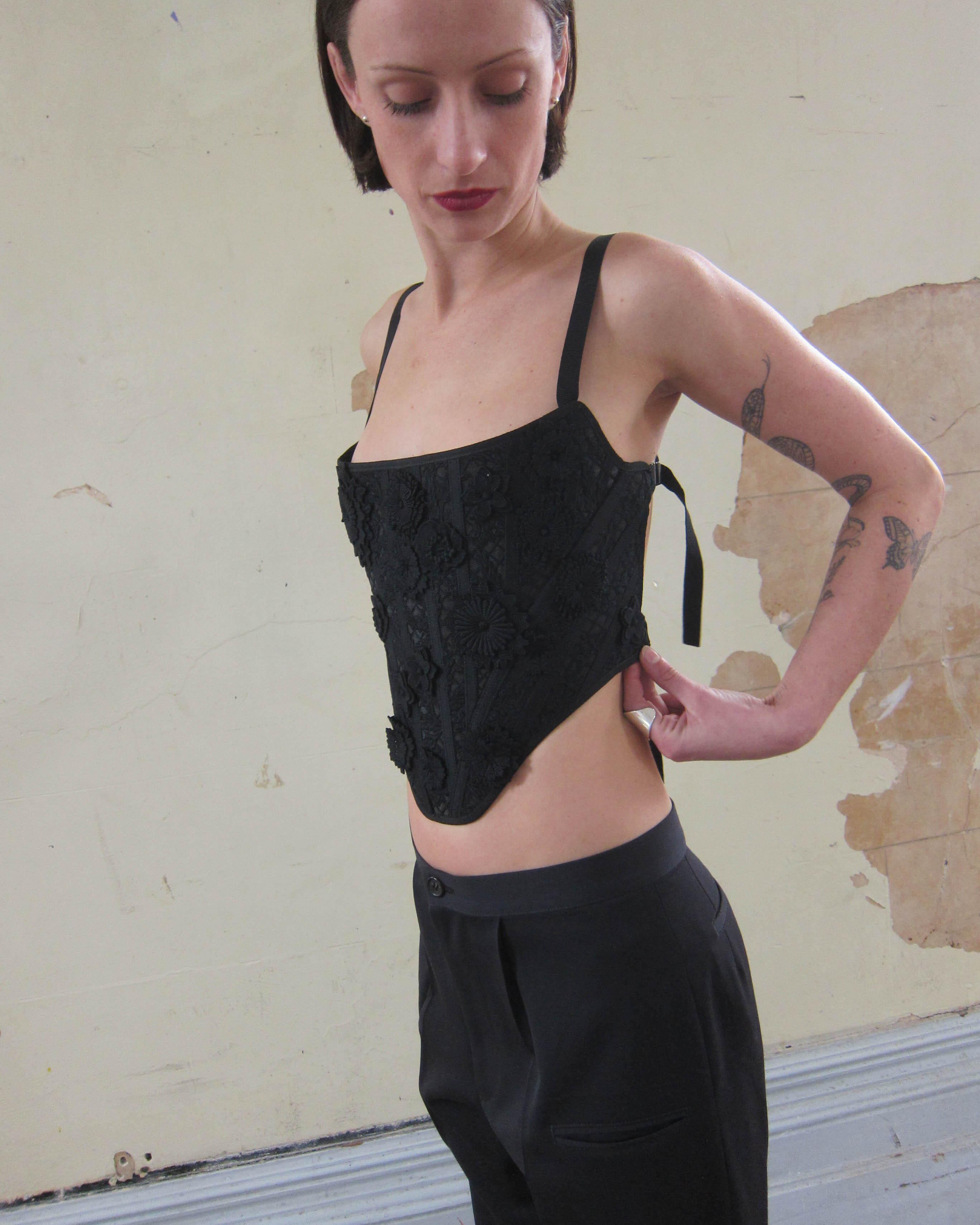 FW2007 FLORAL CORSET TOP