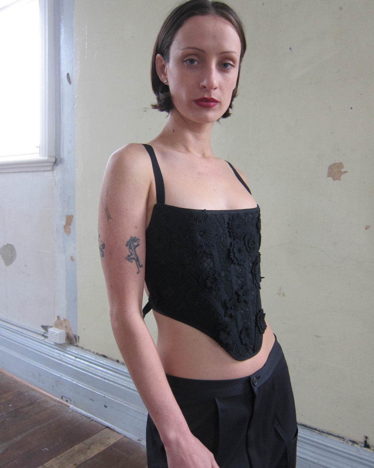 FW2007 FLORAL CORSET TOP