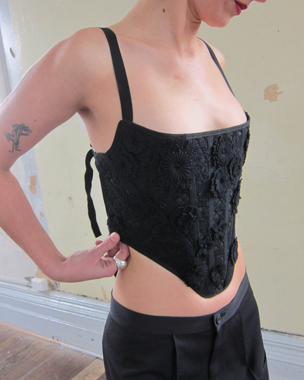 FW2007 FLORAL CORSET TOP