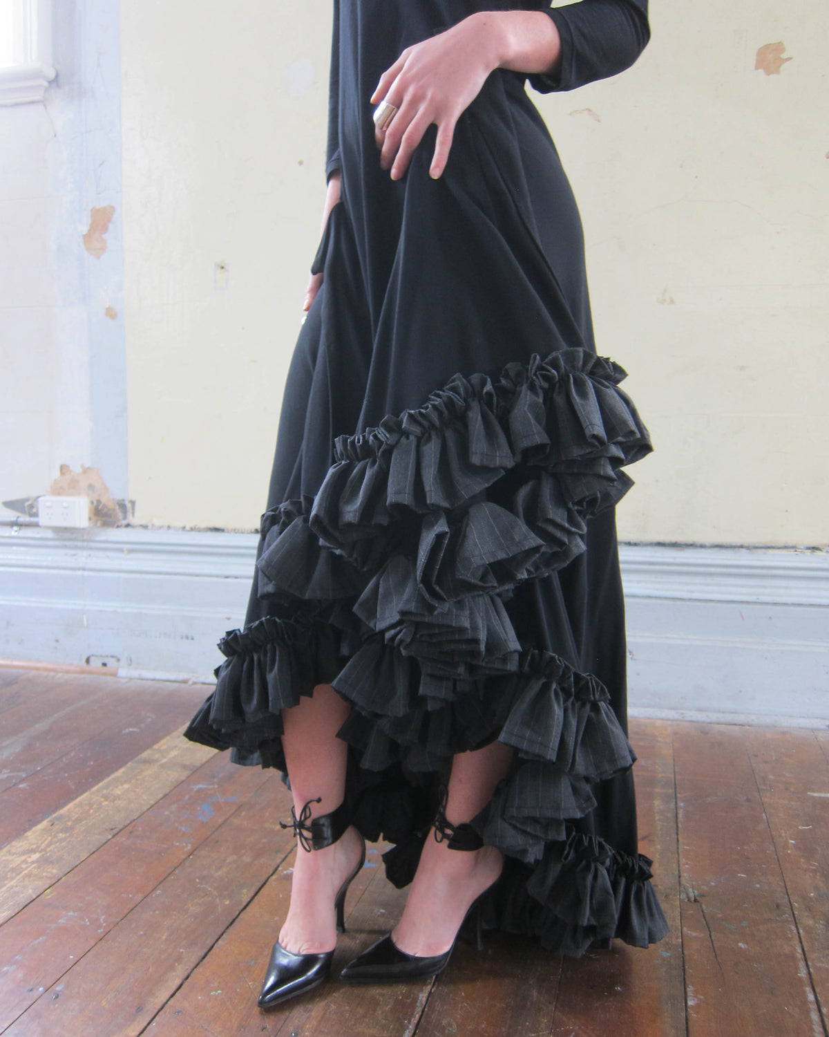 SS1999 “WEDDING” RUFFLE DRESS