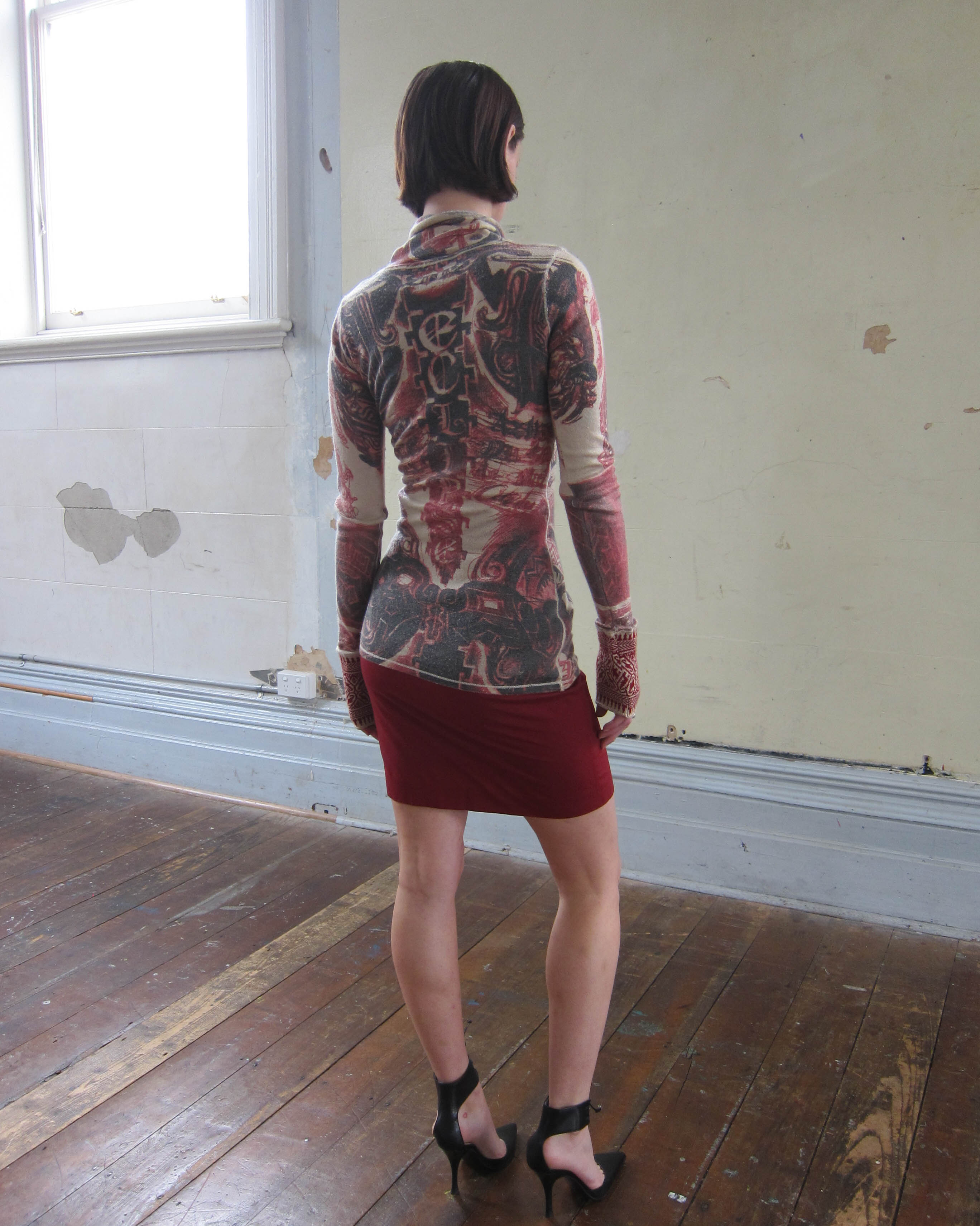 90S CORSET MINI SKIRT