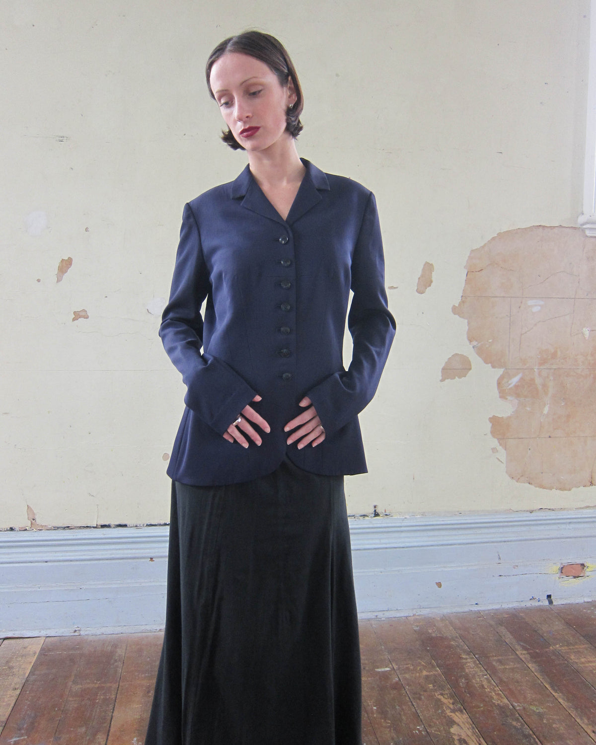 SS1998 BONED WOOL BLAZER