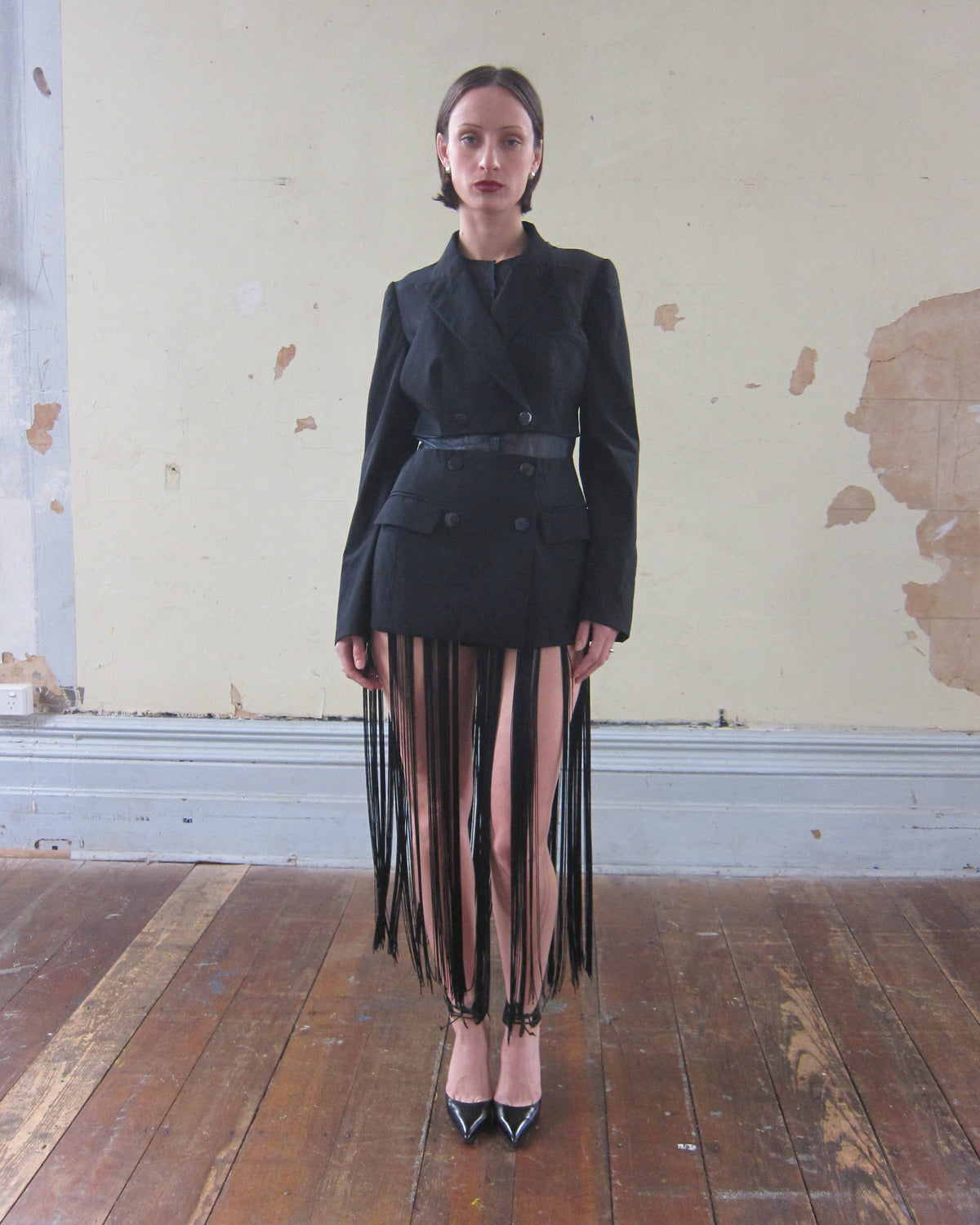 1990S FRINGE SKIRT