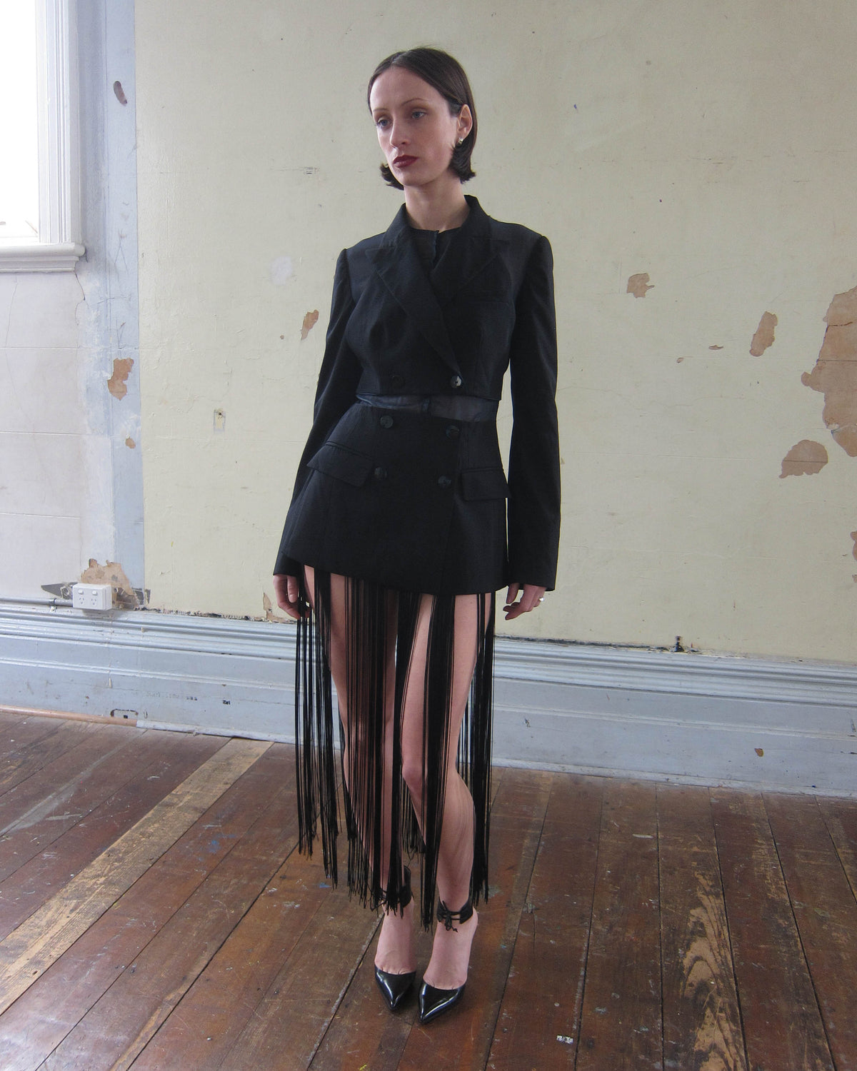 1990S FRINGE SKIRT
