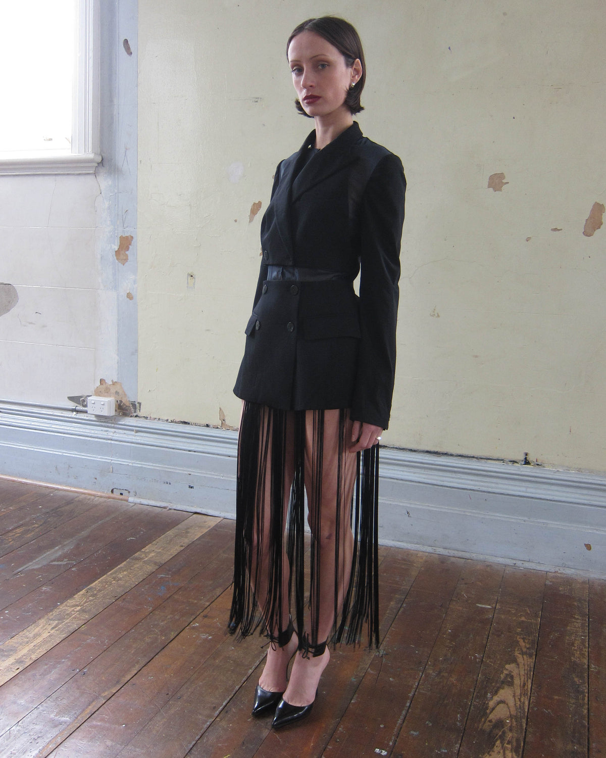1990S FRINGE SKIRT