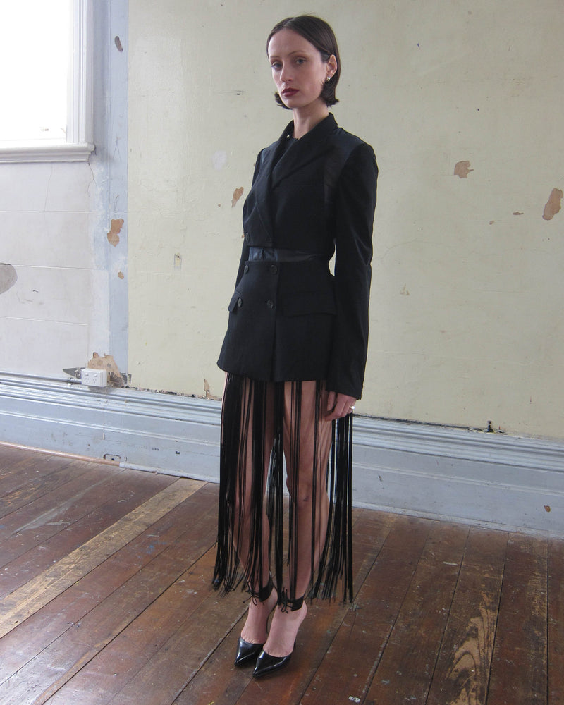 1990S FRINGE SKIRT