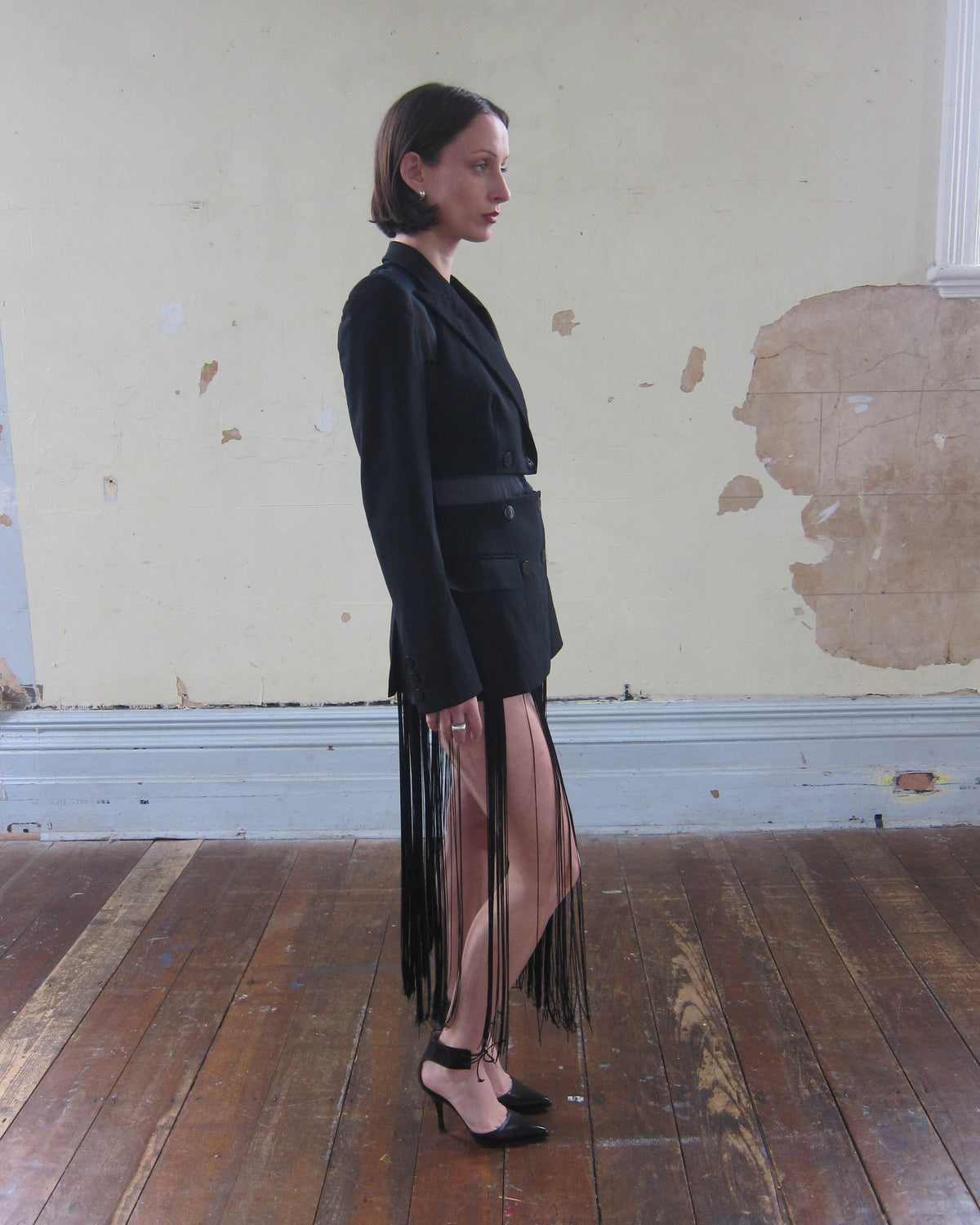 1990S FRINGE SKIRT