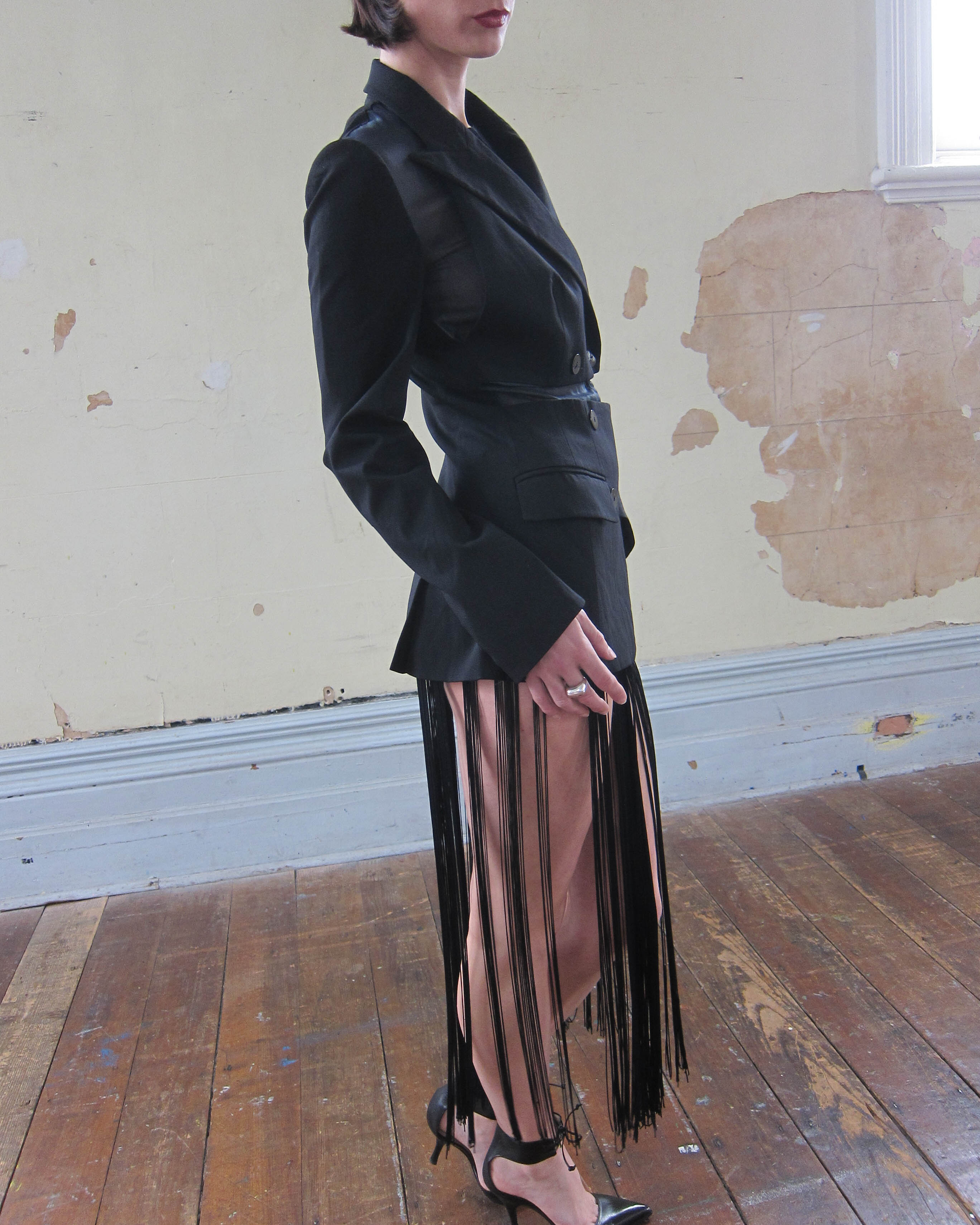 1990S FRINGE SKIRT