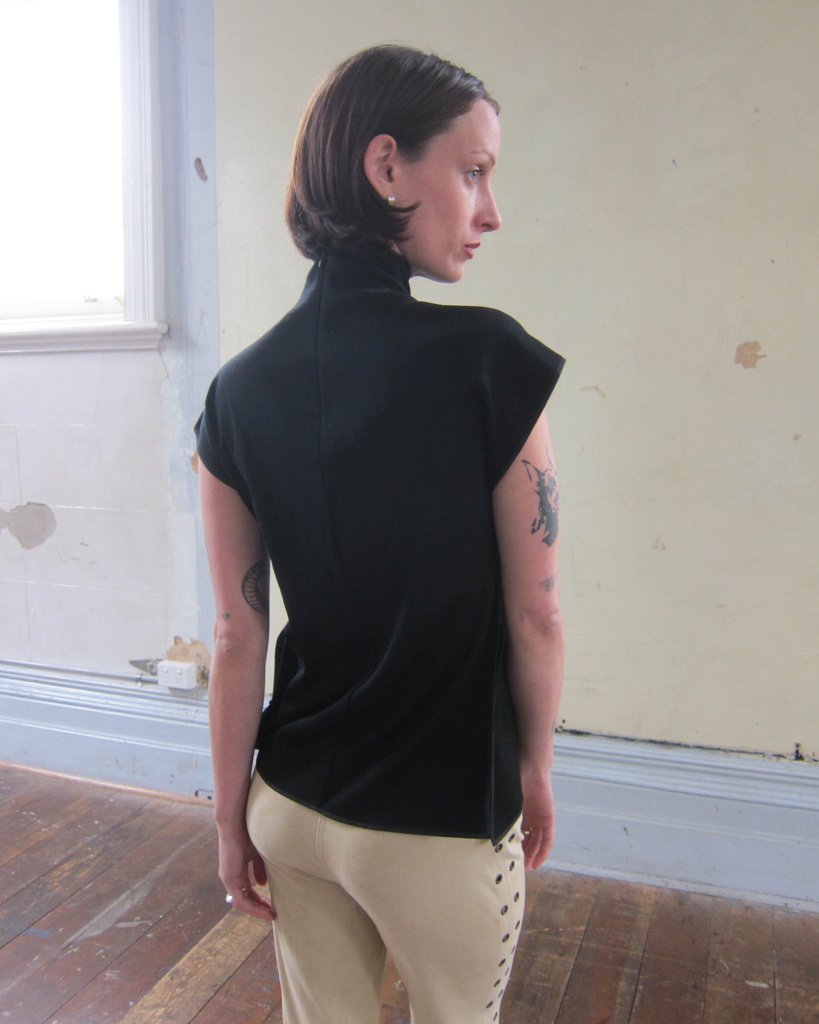 2000S COTTON TURTLENECK TOP