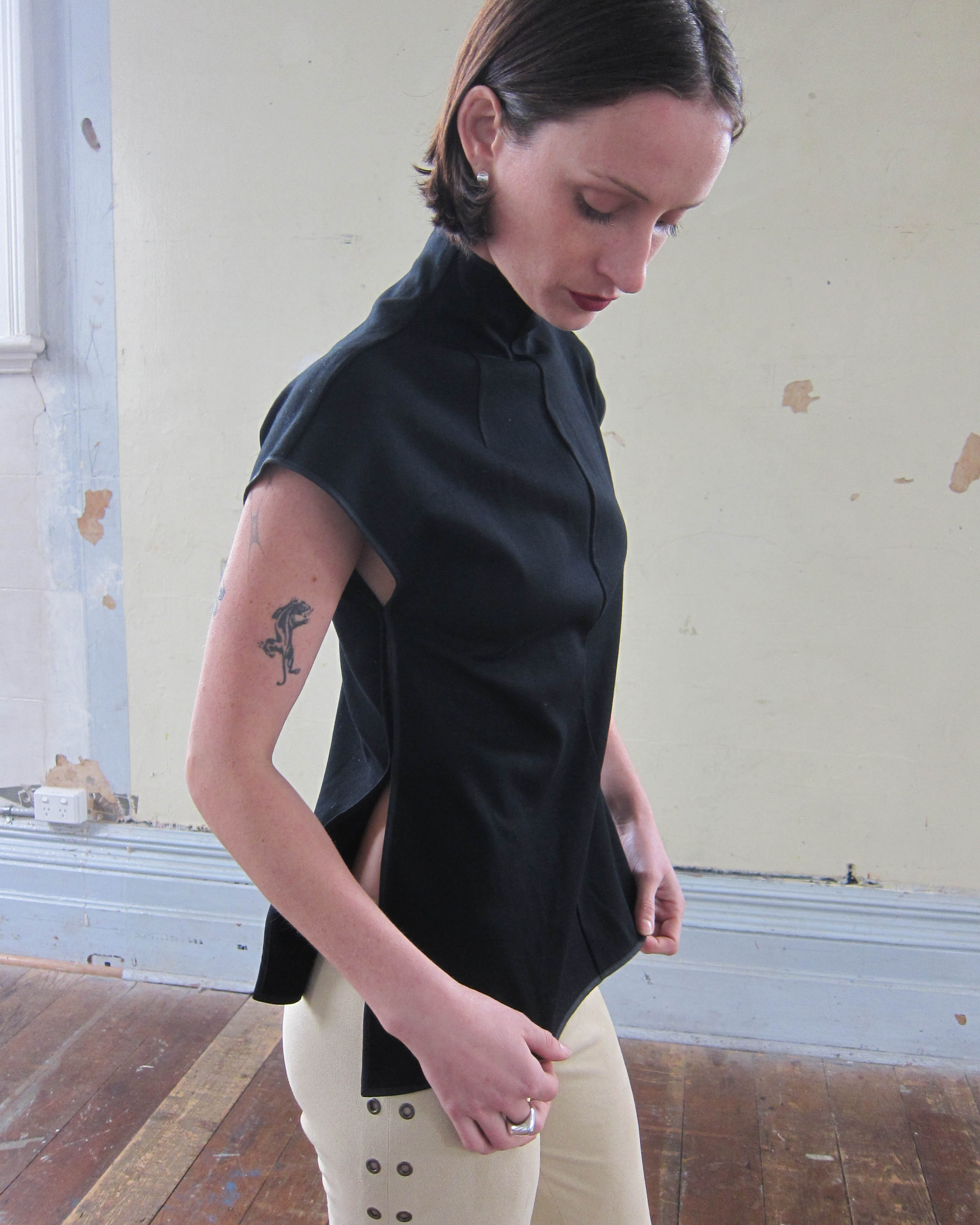 2000S COTTON TURTLENECK TOP