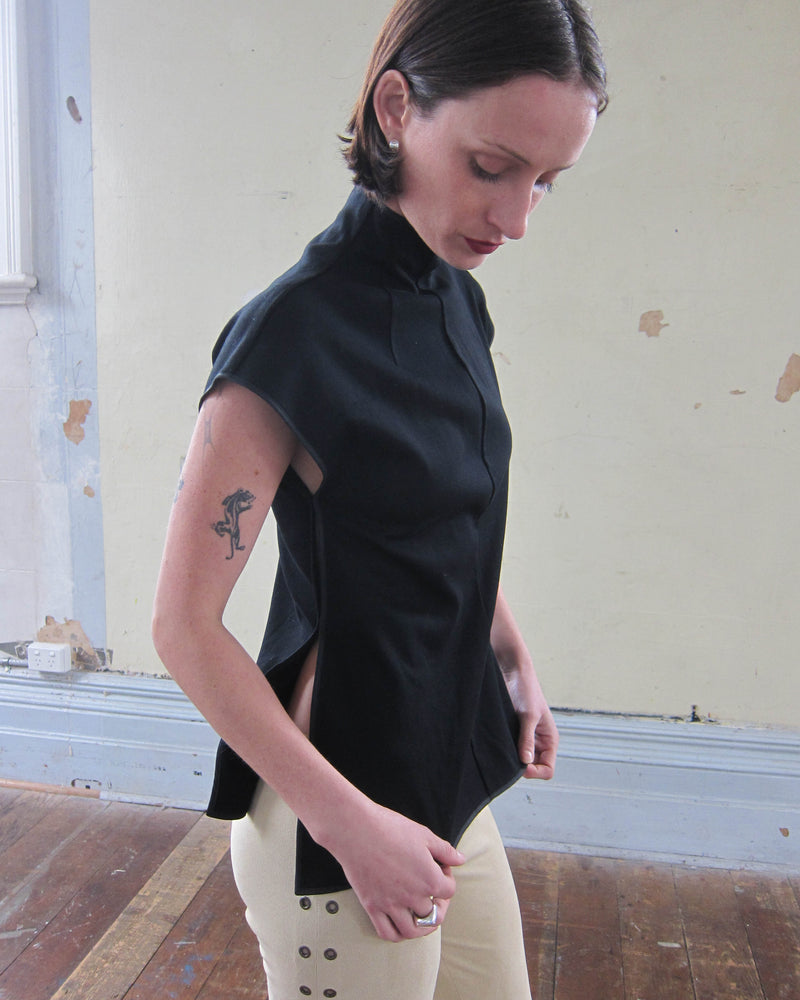 2000S COTTON TURTLENECK TOP