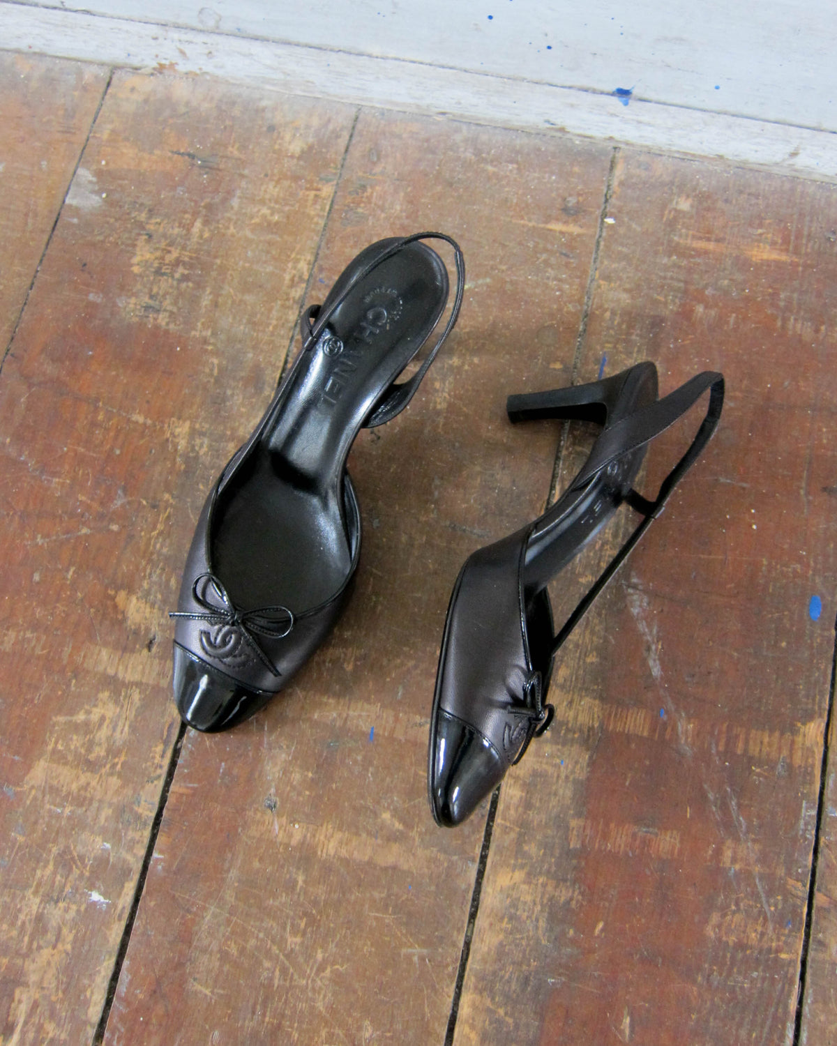 CC BOW SLINGBACK HEELS