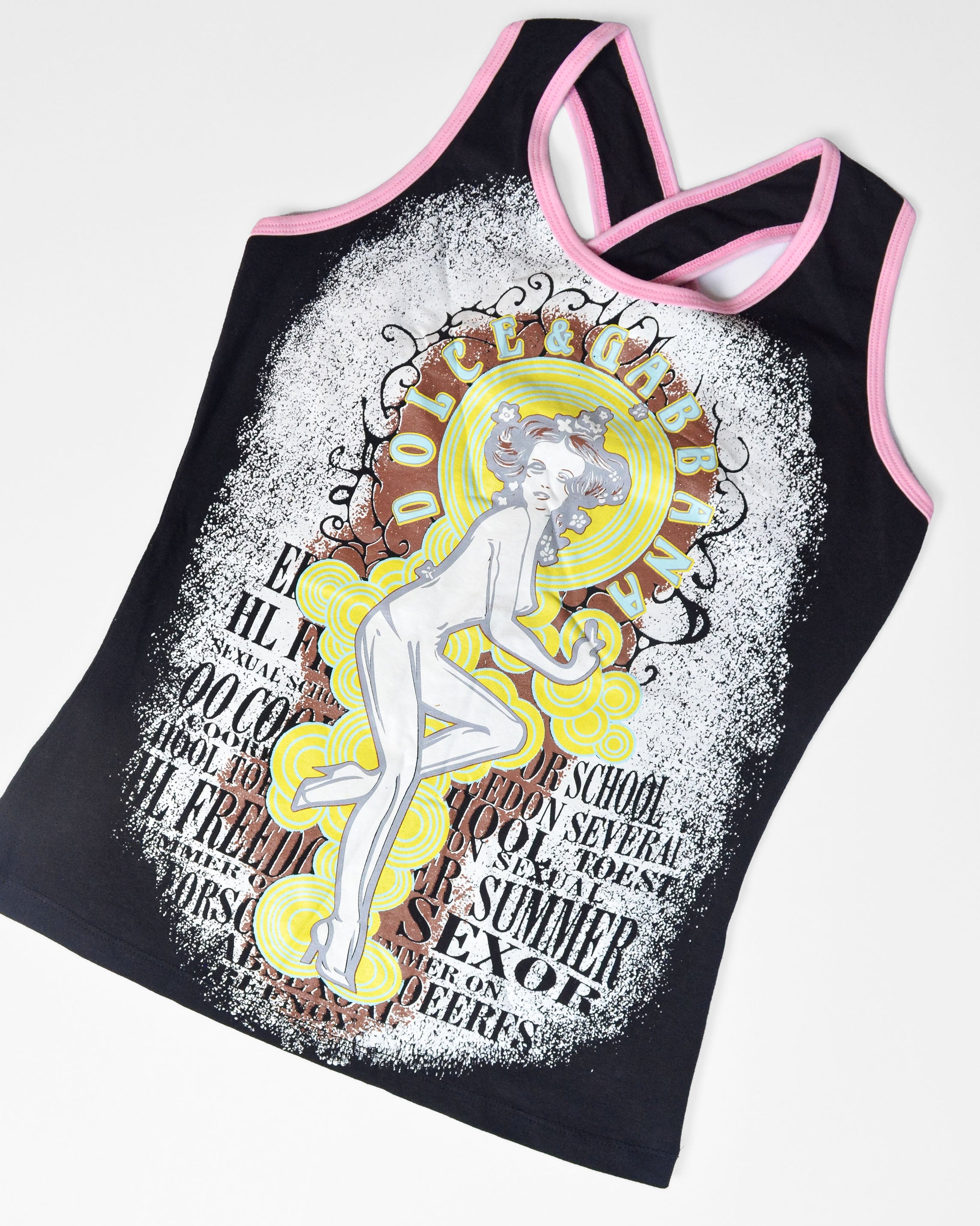 PSYCHEDELIC PRINT RACERBACK SINGLET