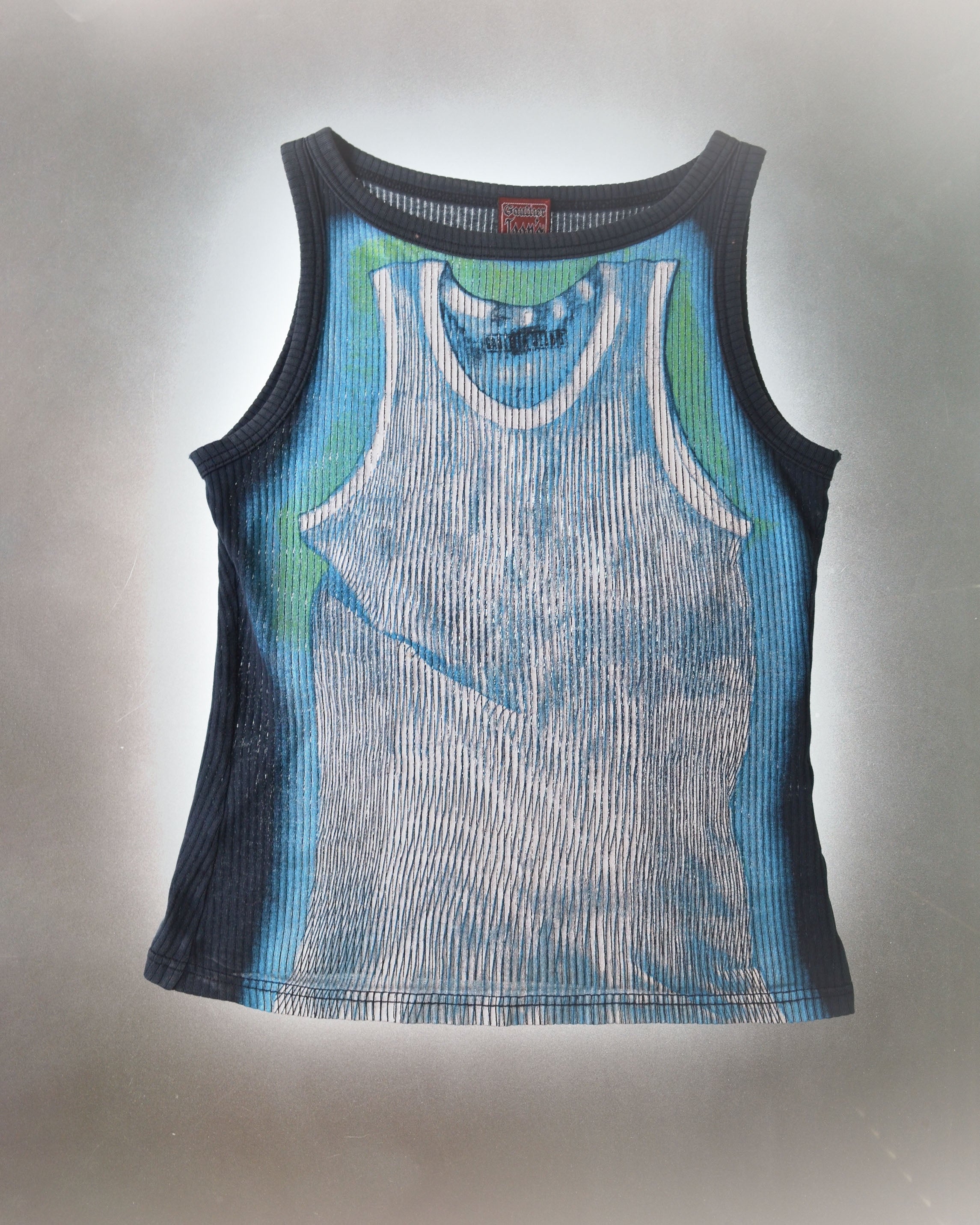 GAULTIER JEANS 90s TROMPE L’OEIL SINGLET TOP