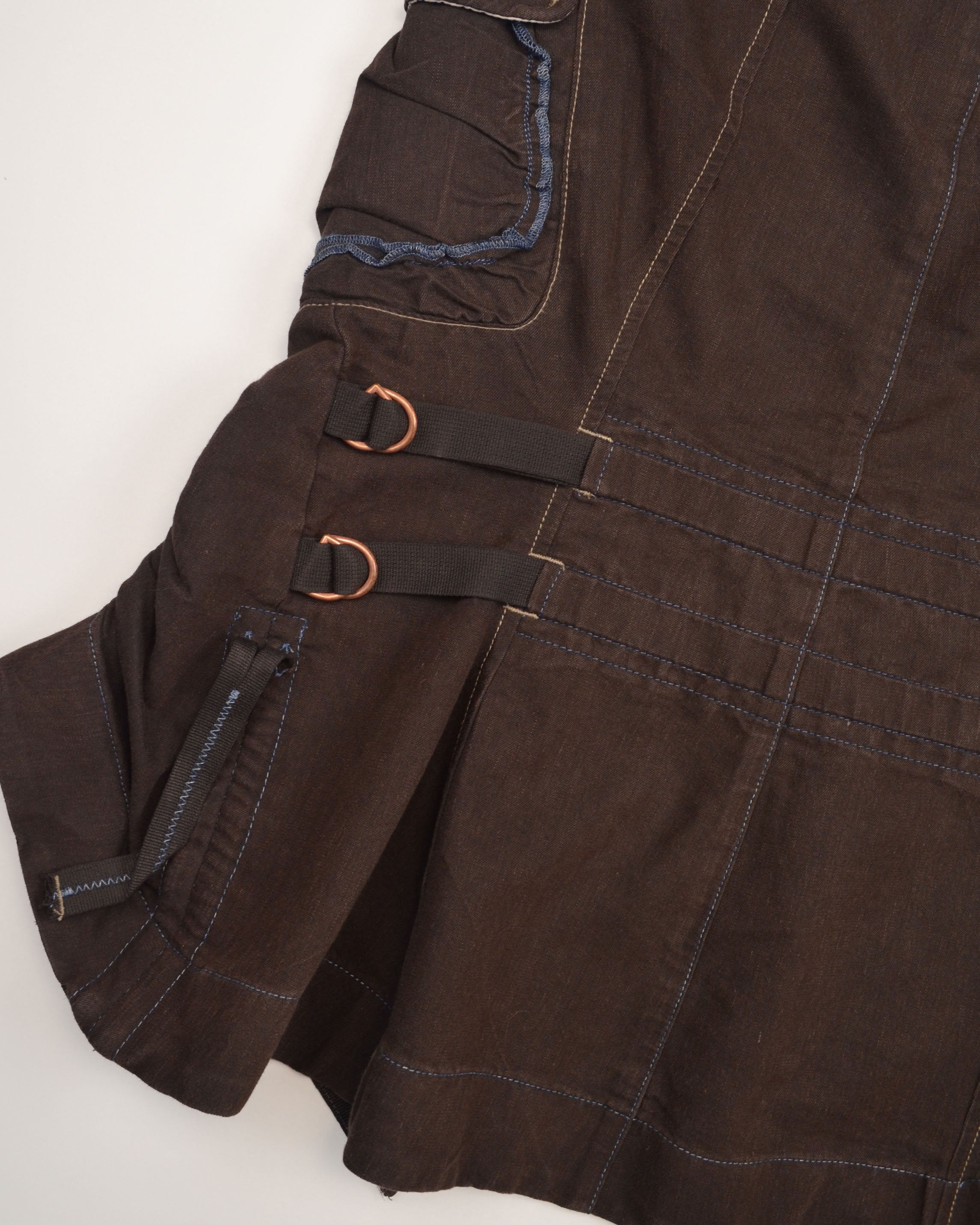 HARNESS DETAIL MIDI SKIRT