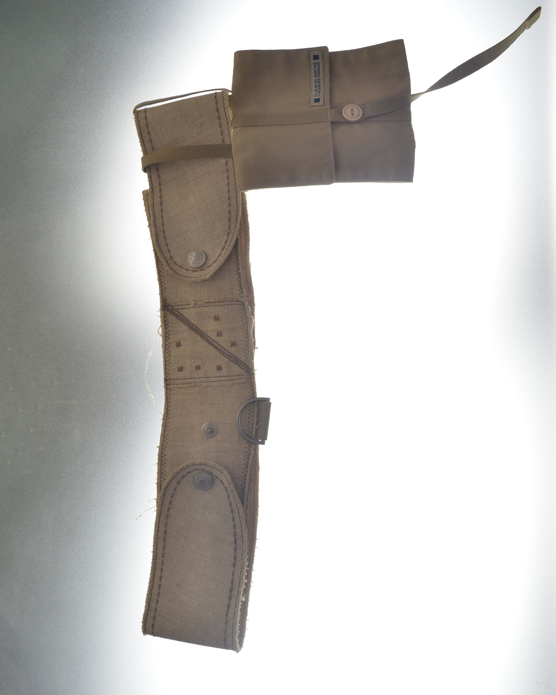 VINTAGE UTILITY BELT WITH DETACHABLE POUCH