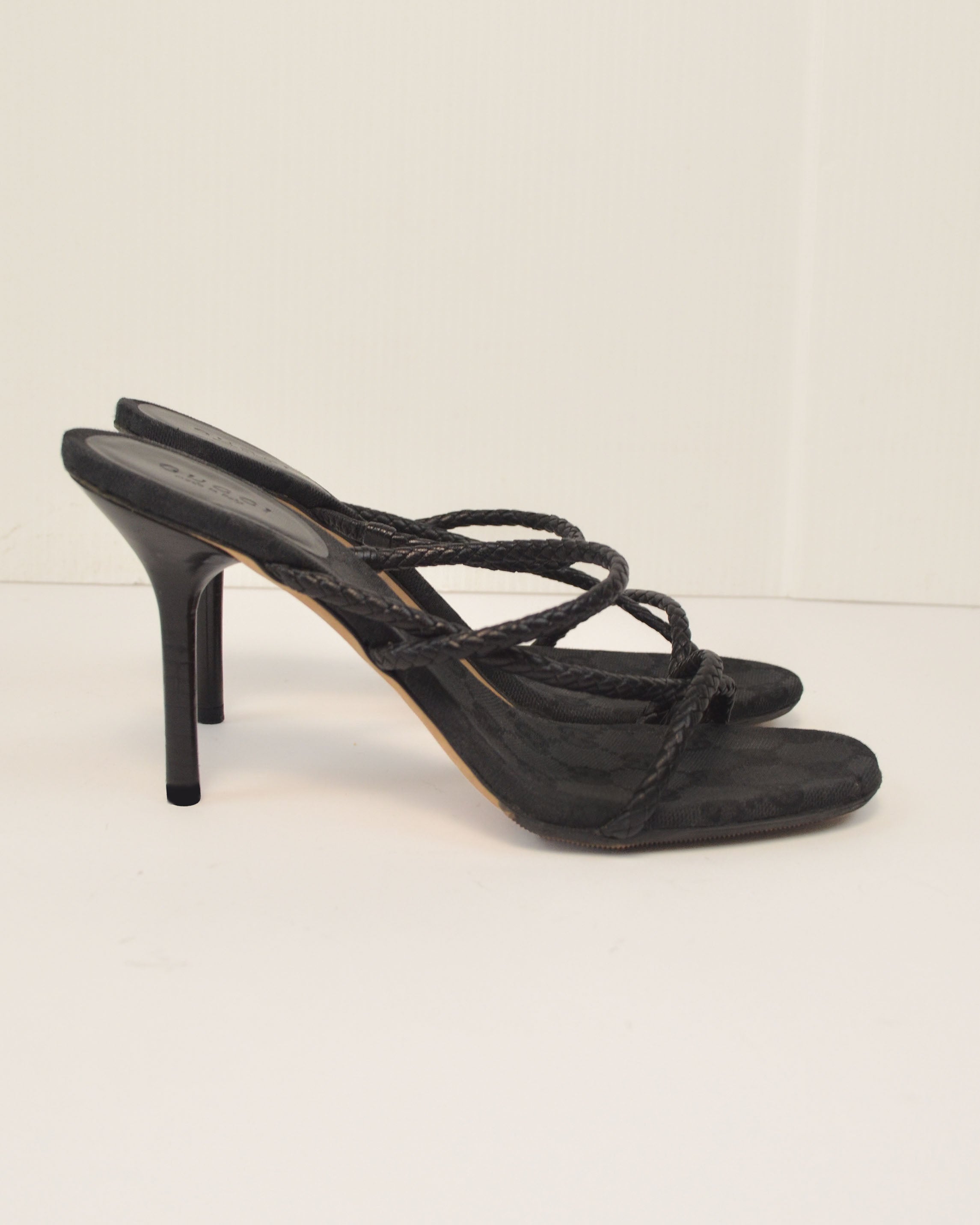 FALL WINTER 2002 GG MONOGRAM BRAIDED STRAP MULES