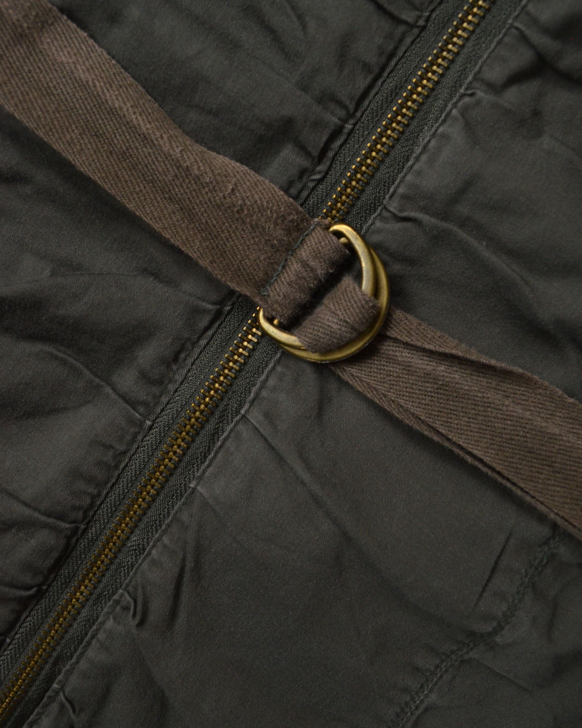 Y2K UTILITY HALTER MINI DRESS