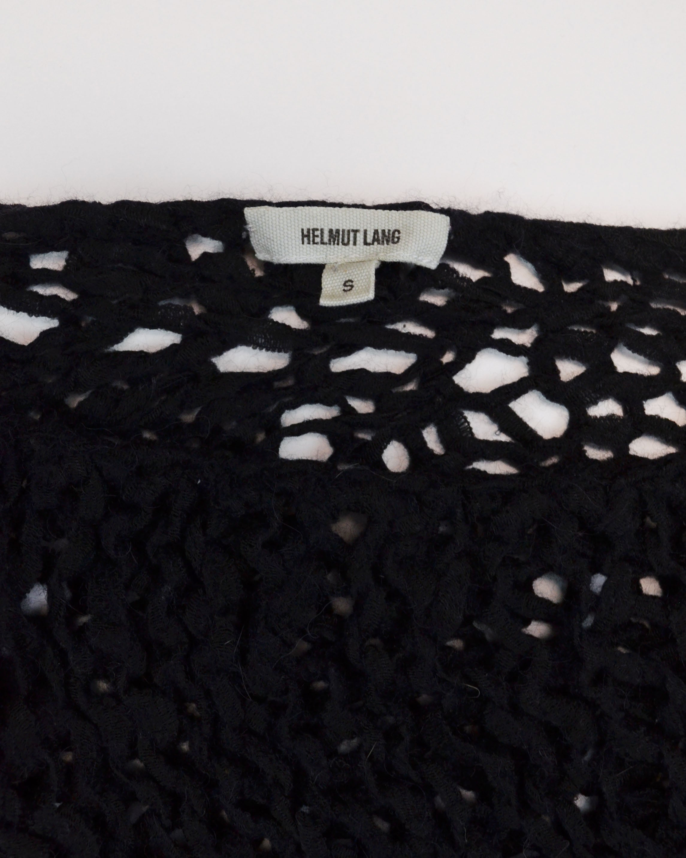 OPEN KNIT ASYMMETRIC SWEATER