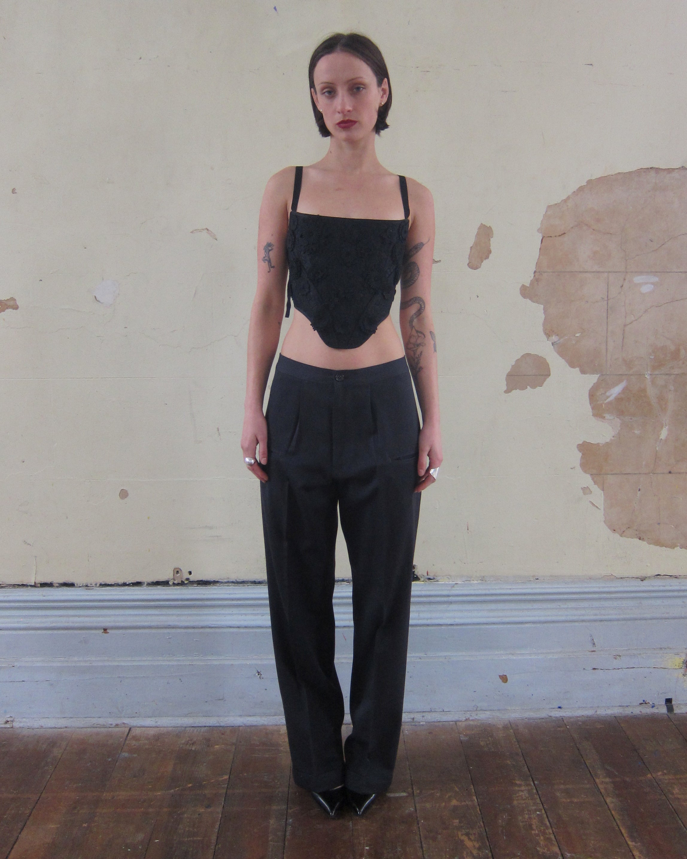 FW2007 FLORAL CORSET TOP