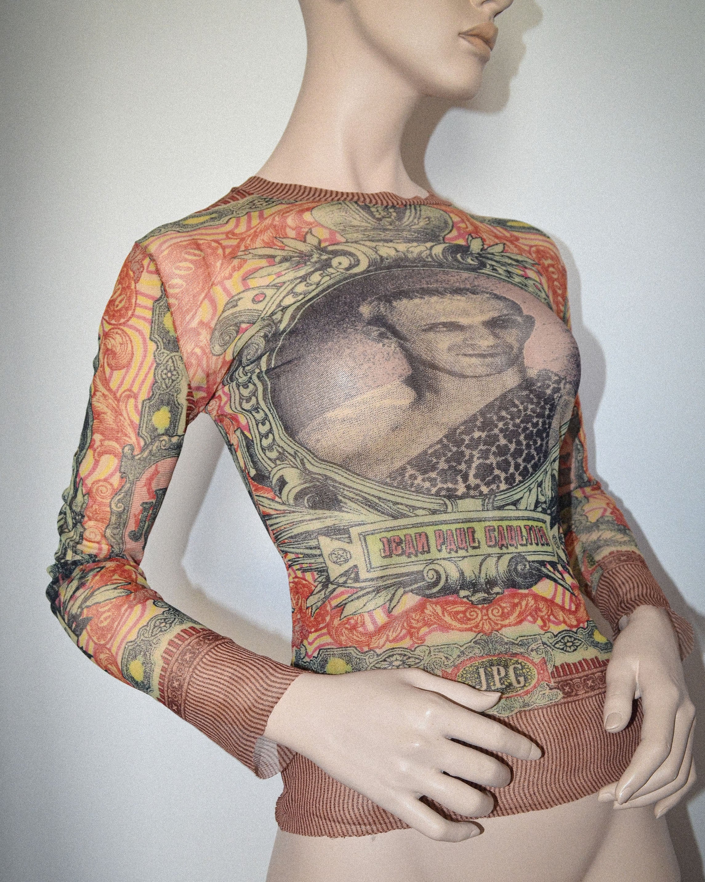 SS1994 ARCHIVE PORTRAIT MESH TOP