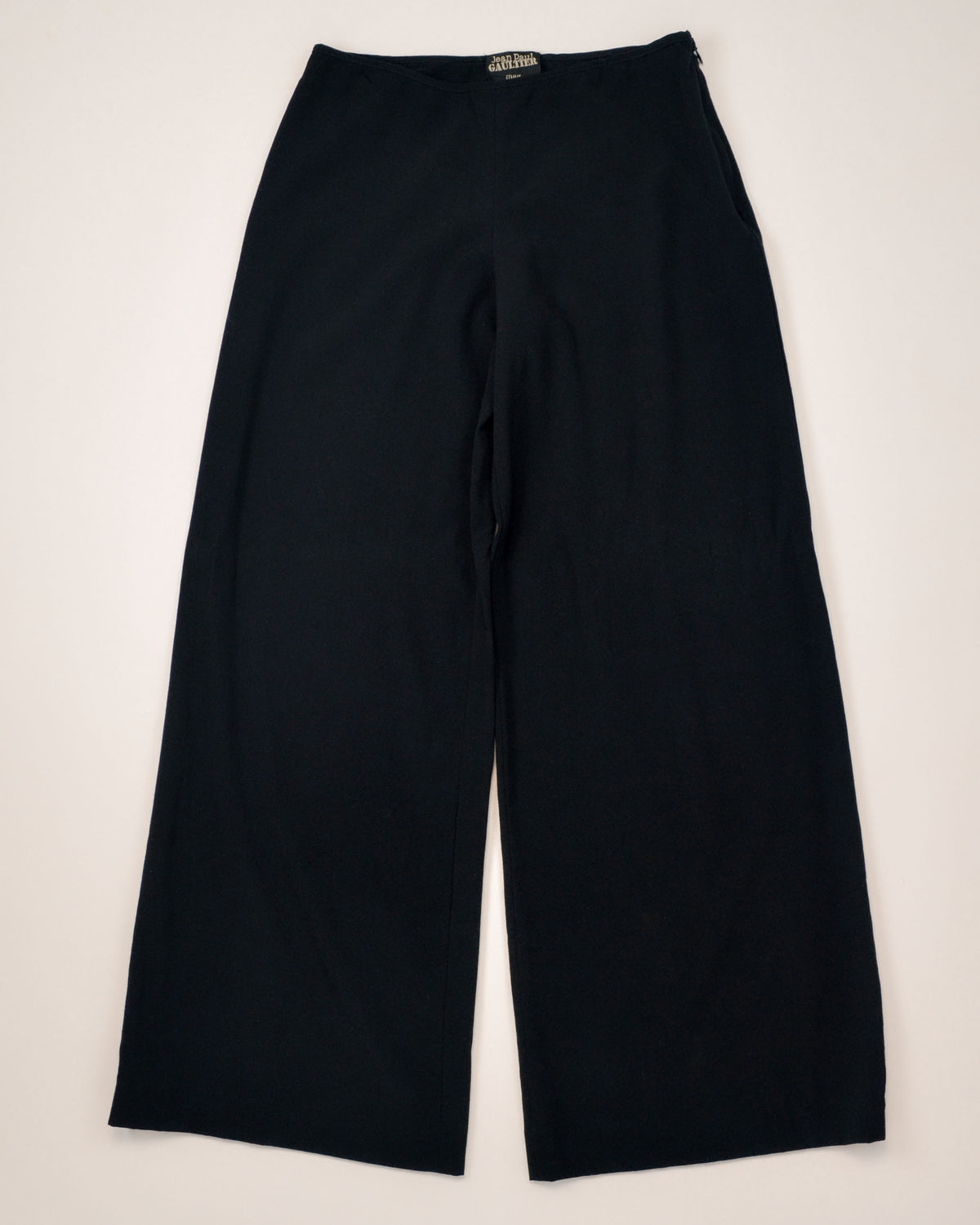 1990S 100% WOOL LOW WAISTED PANTS