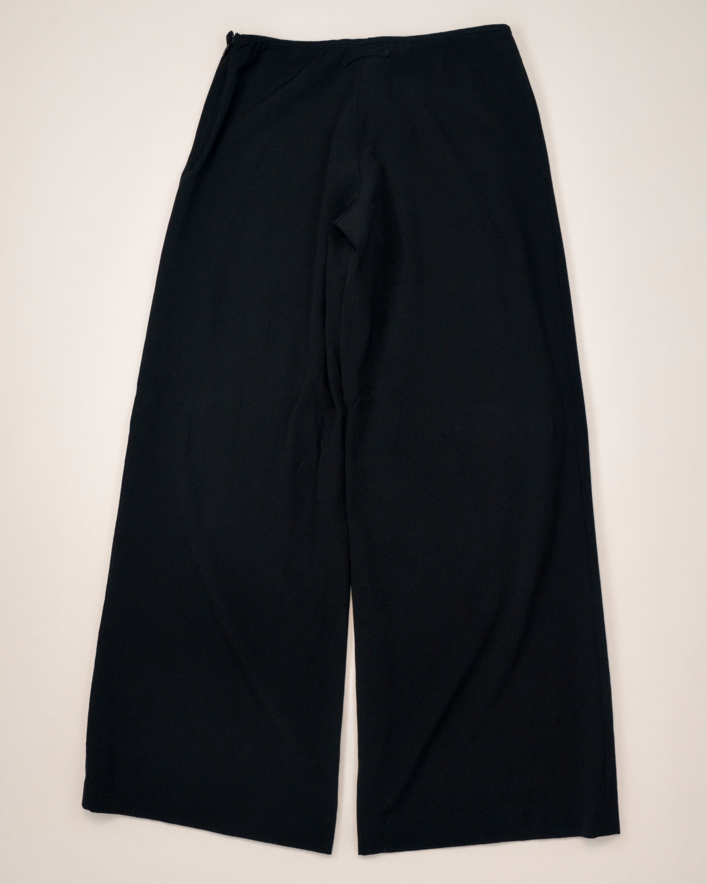 1990S 100% WOOL LOW WAISTED PANTS