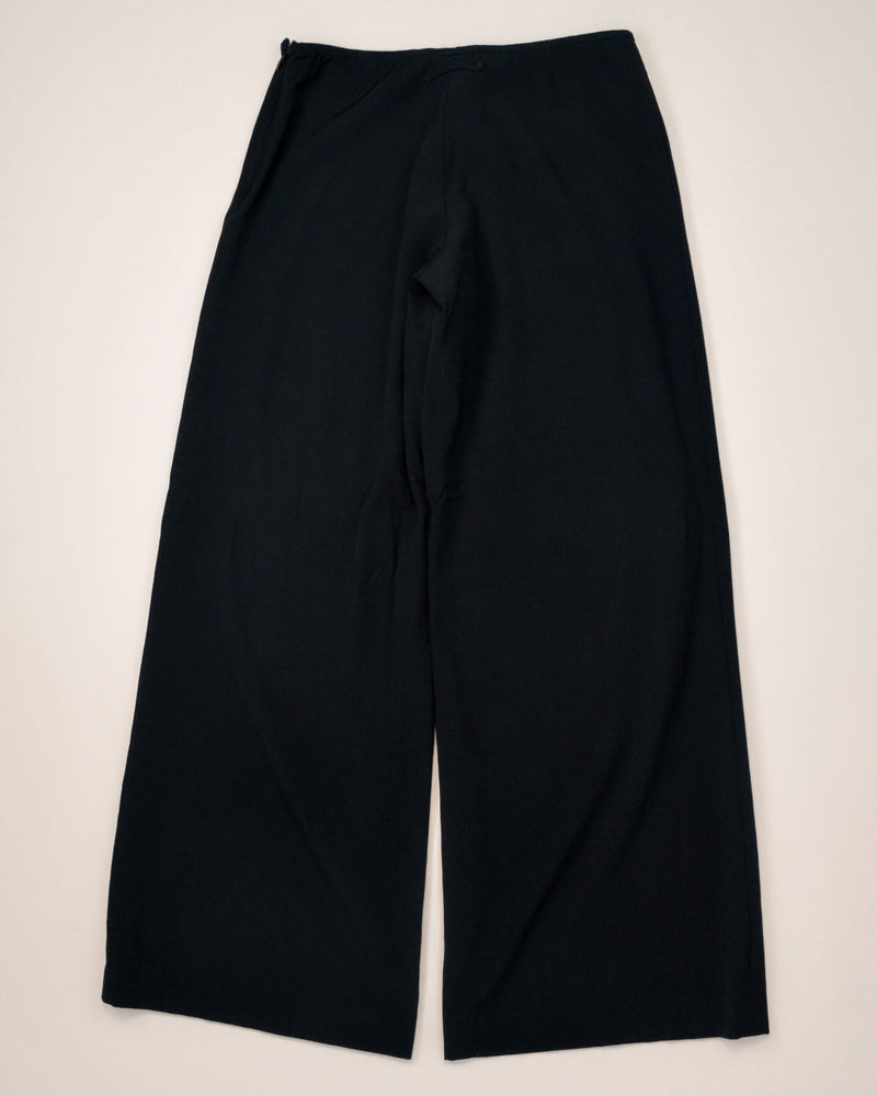 1990S 100% WOOL LOW WAISTED PANTS