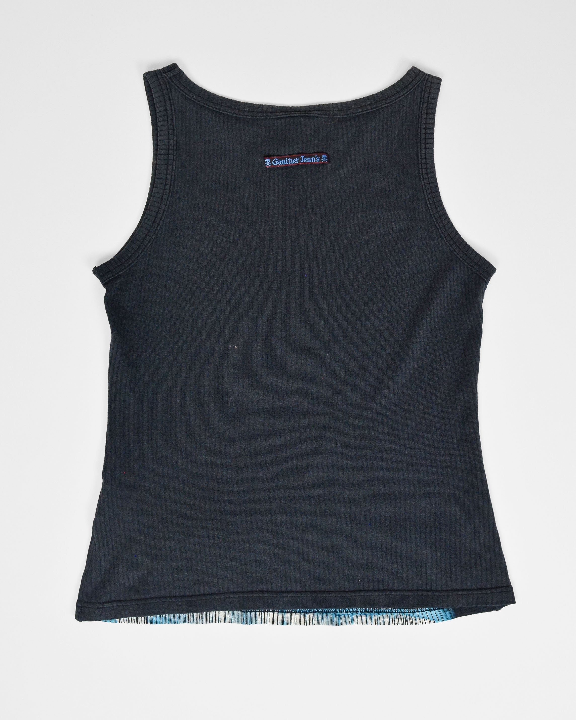 GAULTIER JEANS 90s TROMPE L’OEIL SINGLET TOP