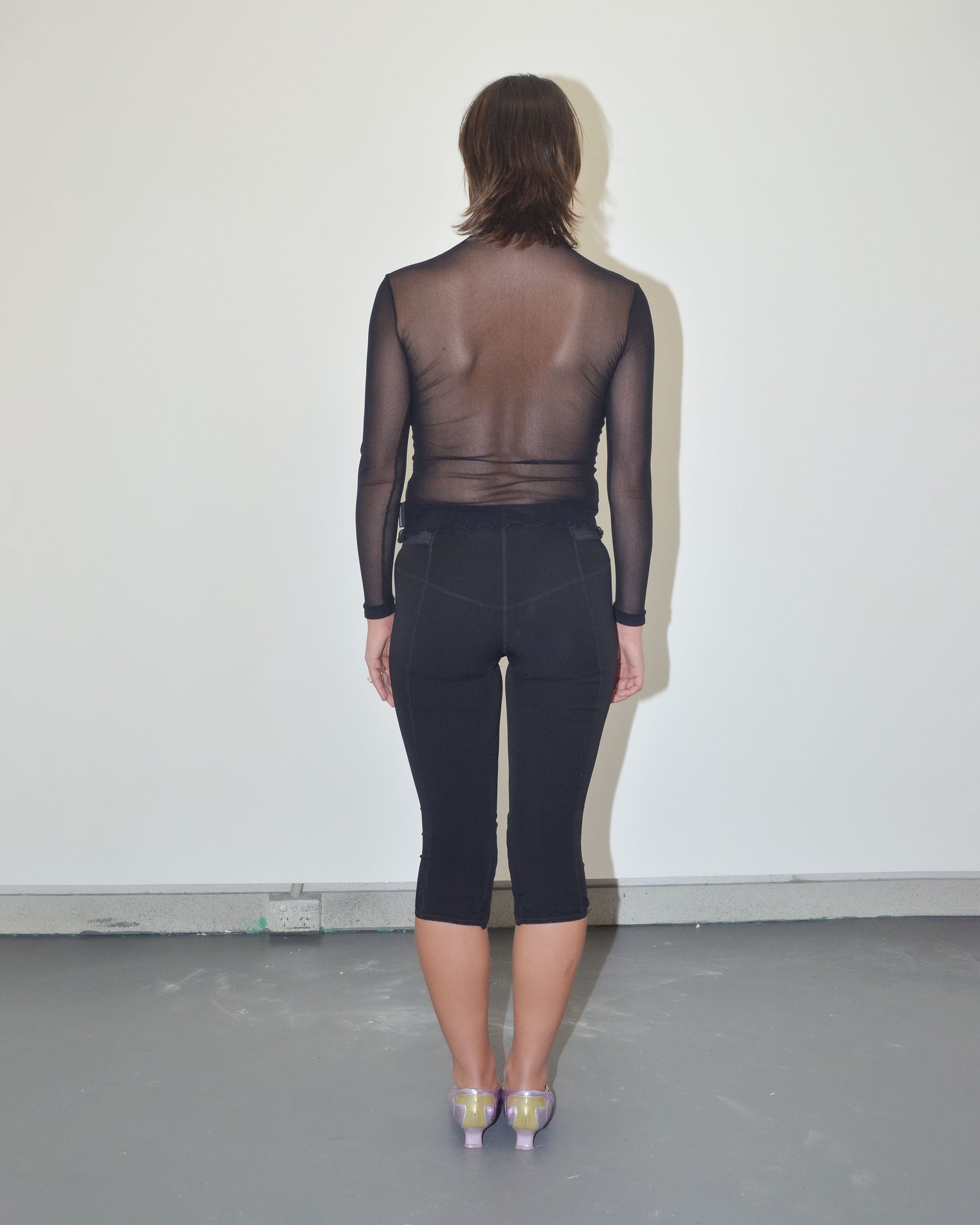 1990S VIRGIN MARY MESH TURTLENECK