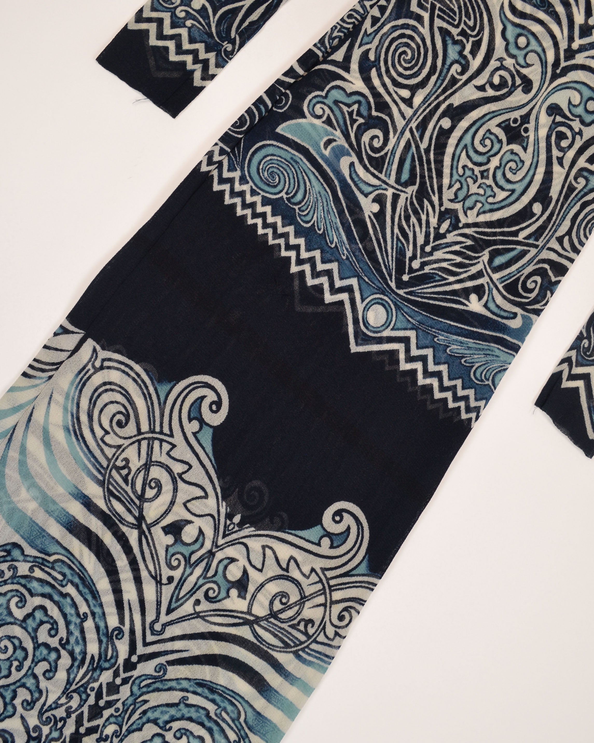 SS1996 TRIBAL PRINT MESH DRESS