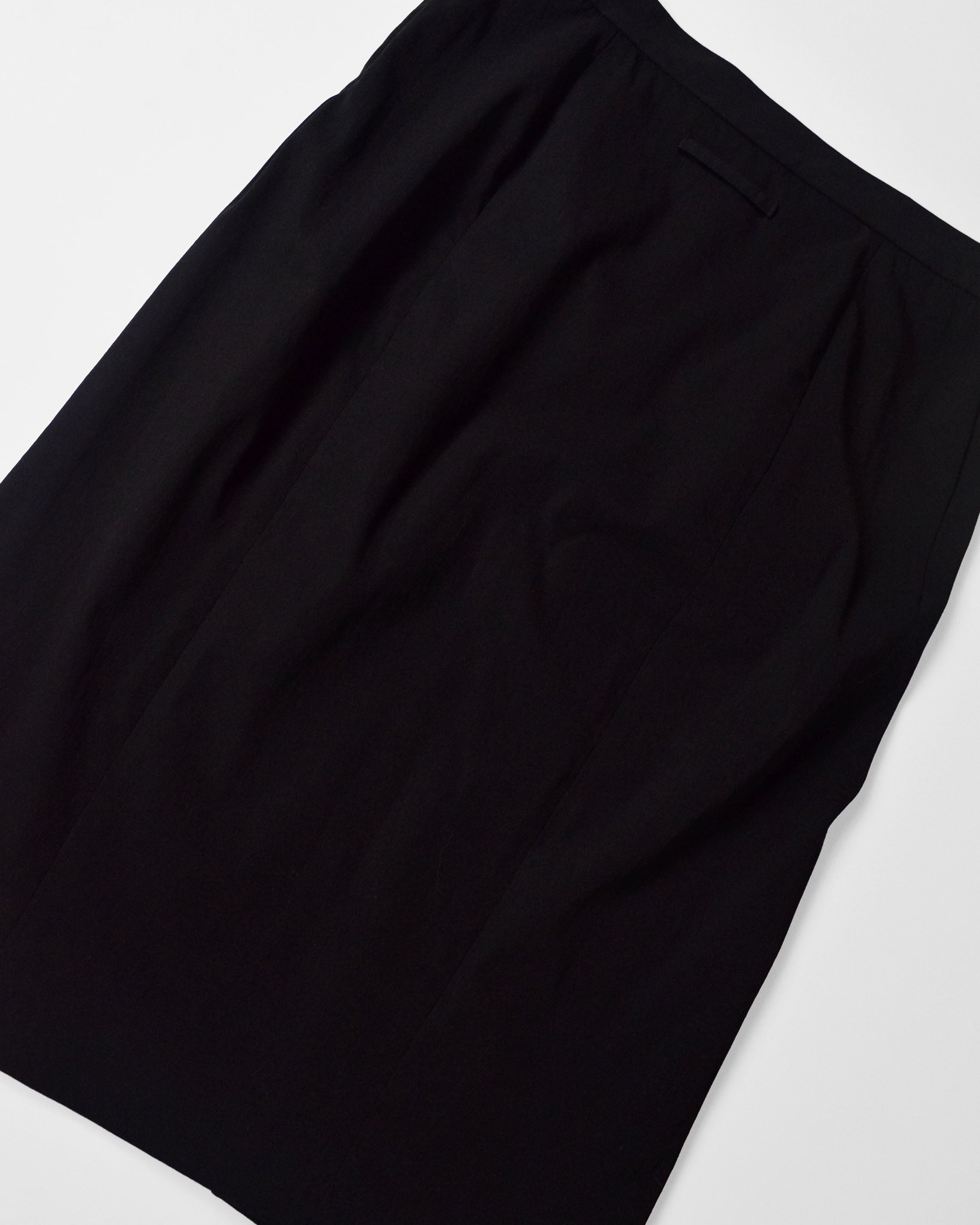 90s BLACK MIDI PENCIL SKIRT