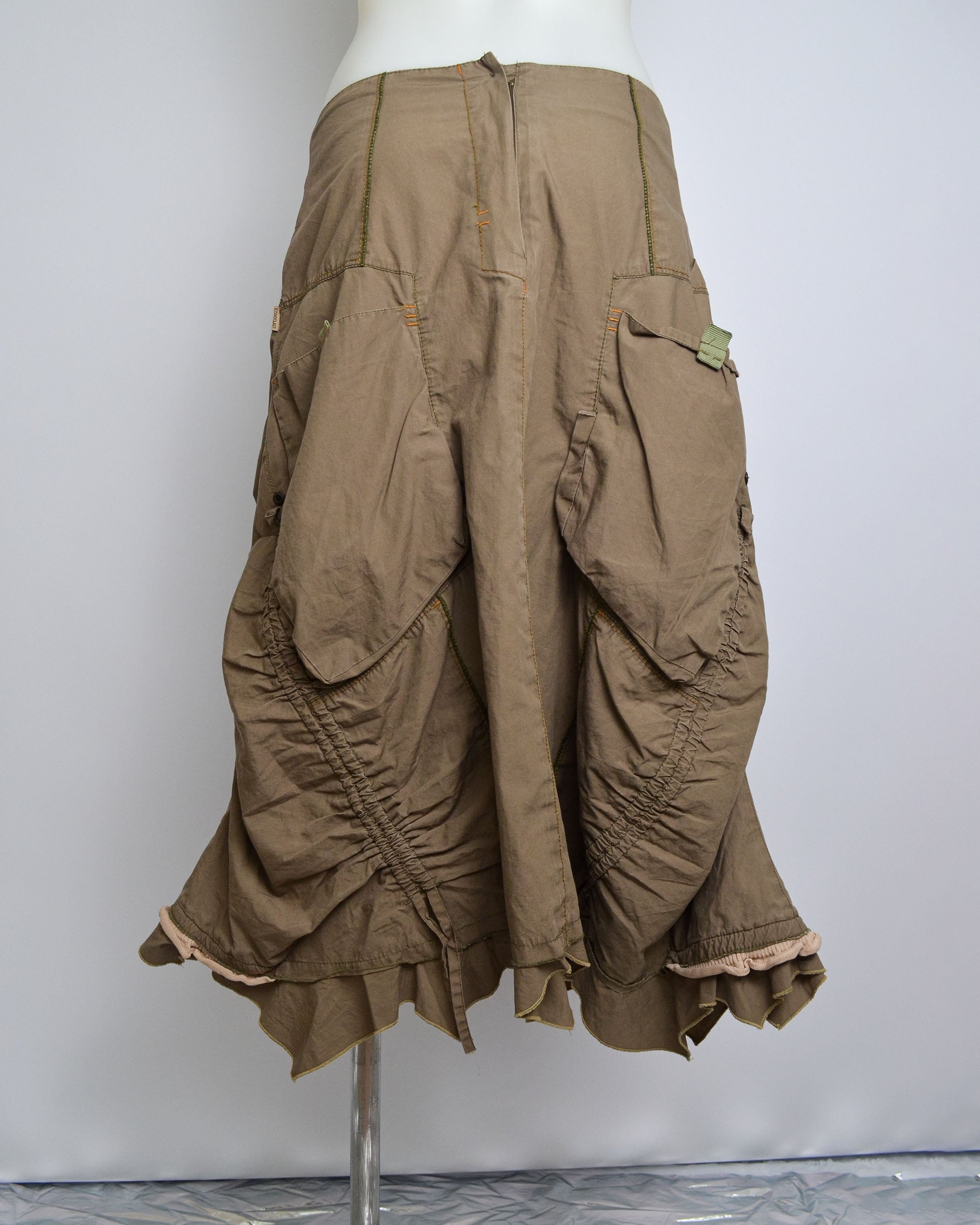 UTILITY MIDI SKIRT