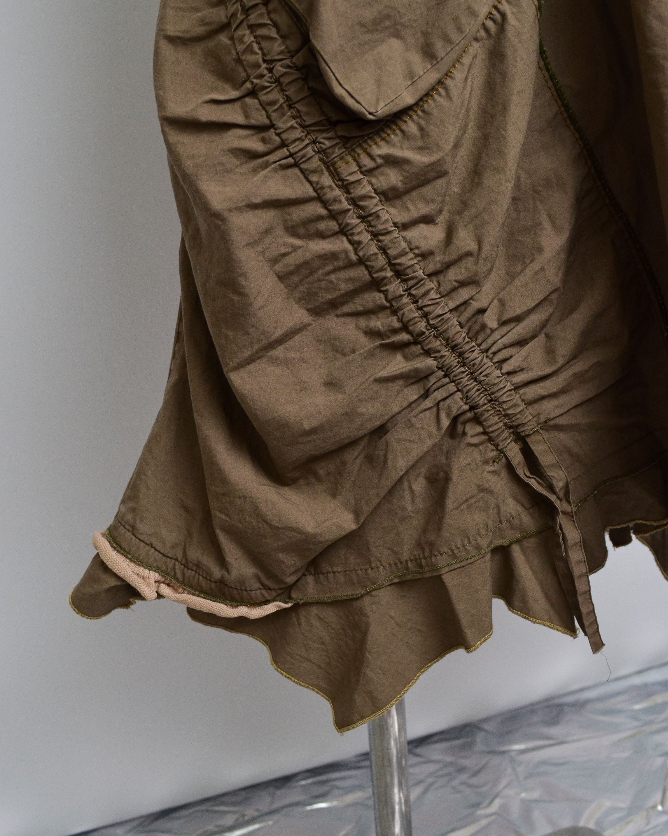 UTILITY MIDI SKIRT