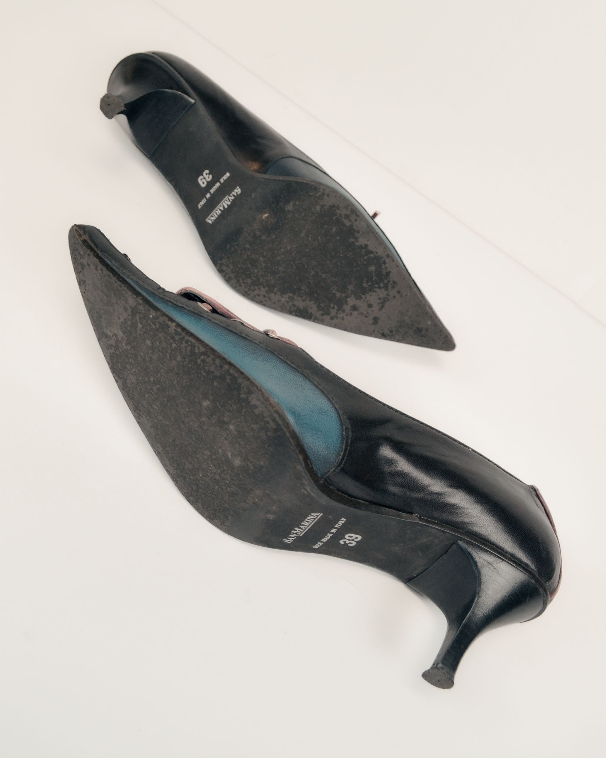 SAN MARIA PARIS LACE UP POINTED TOE MULES