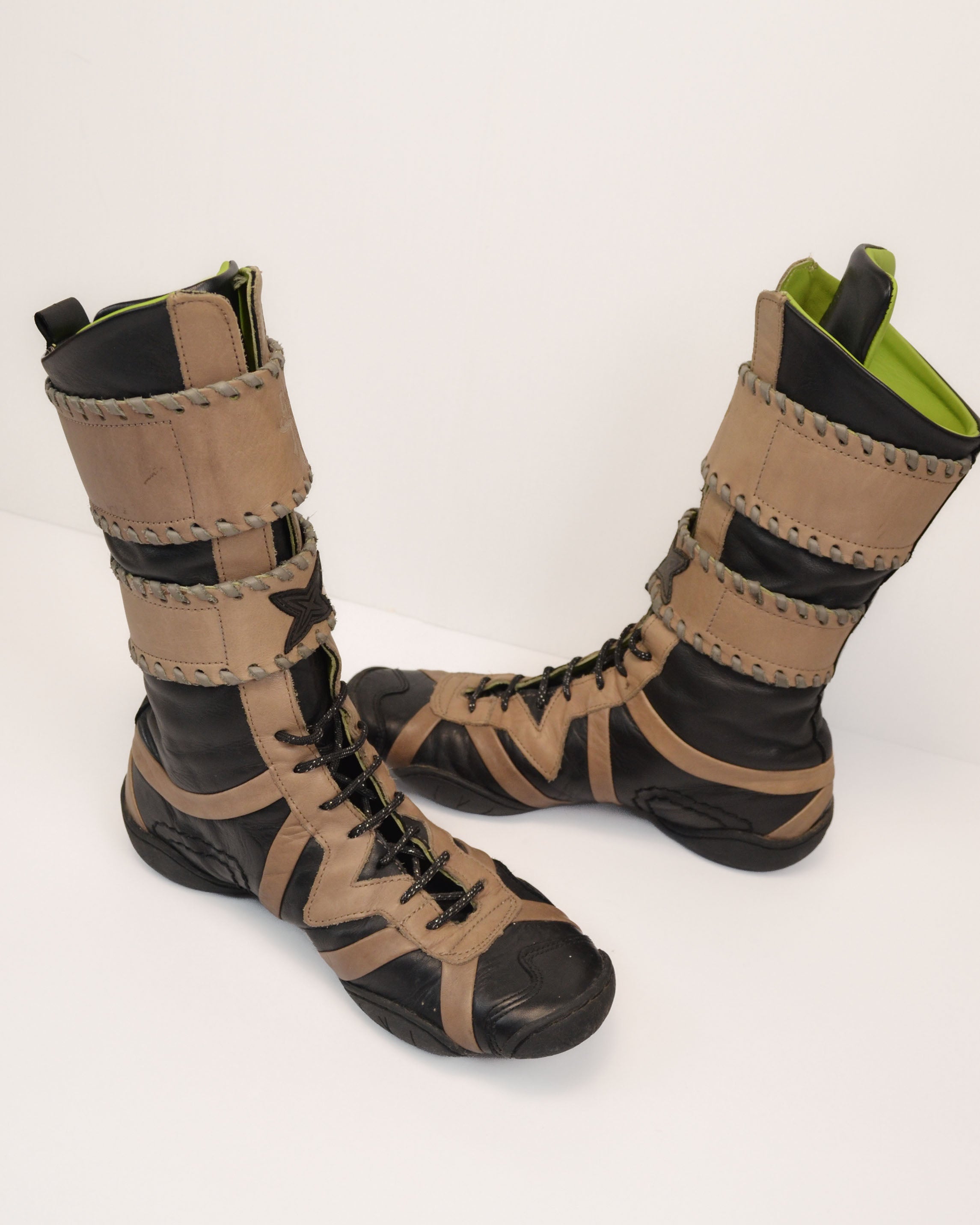2007 LEATHER BOXING BOOTS