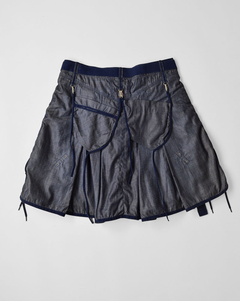 EARLY 2000S PLEATED UTILITY SKIRT