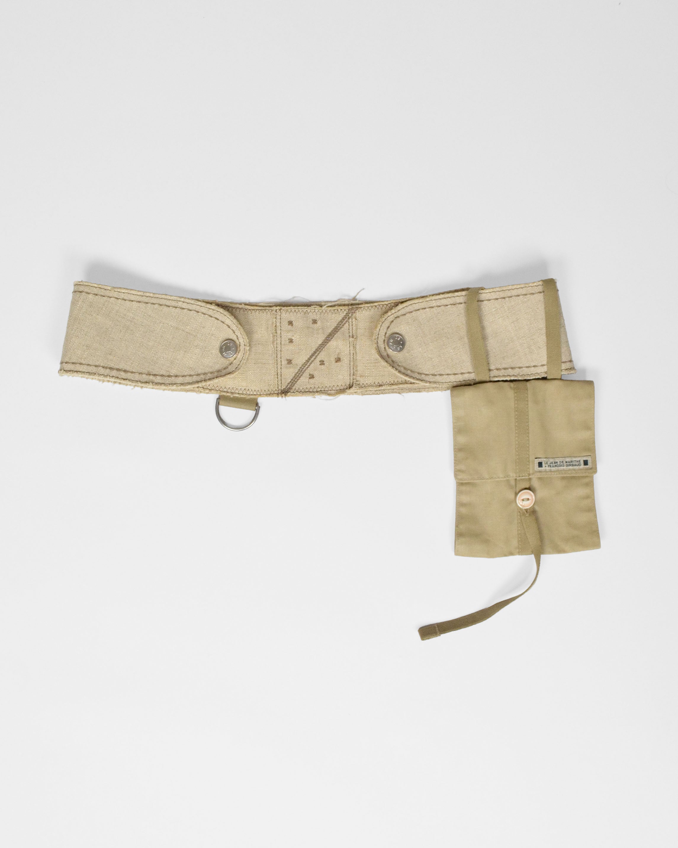 VINTAGE UTILITY BELT WITH DETACHABLE POUCH