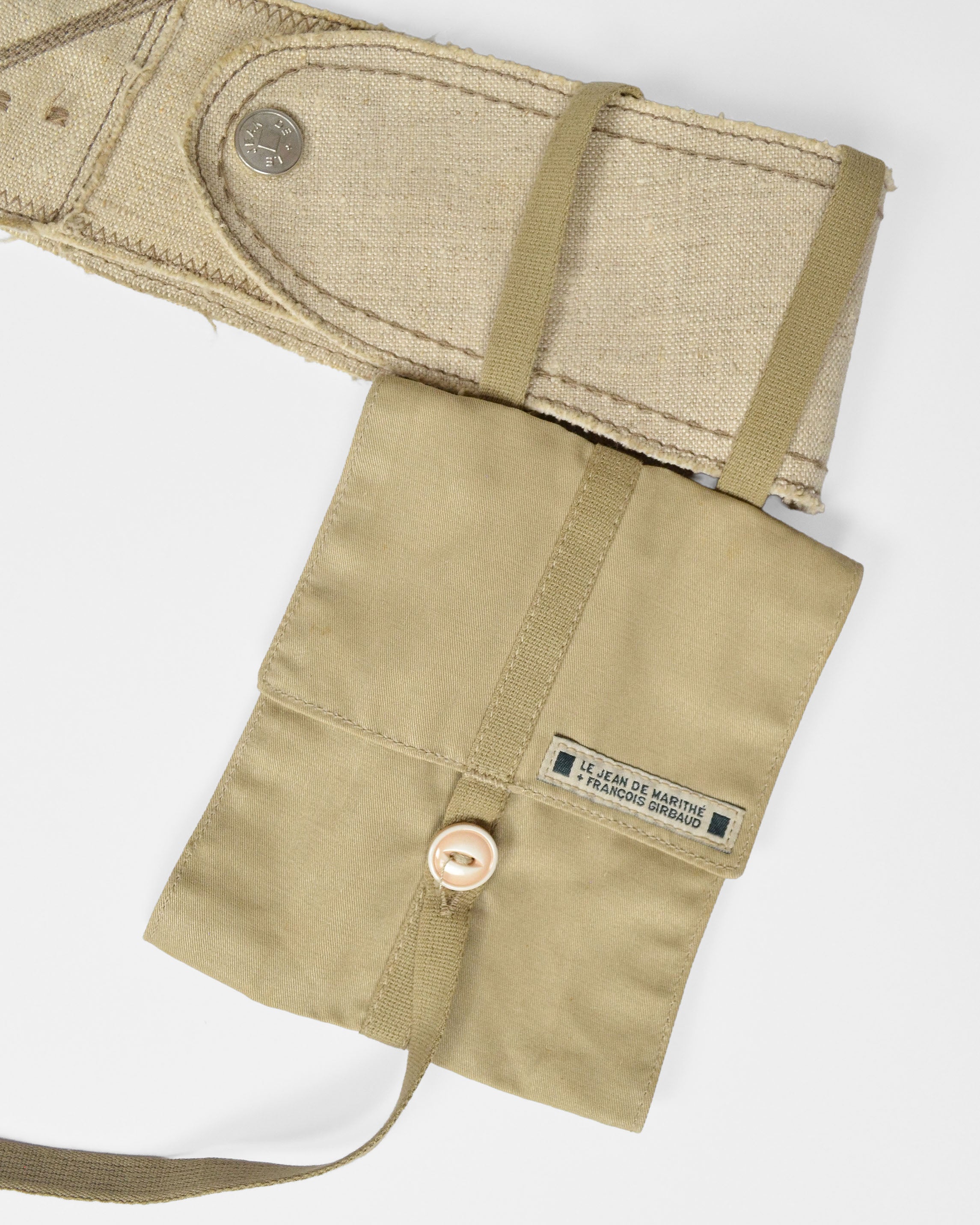 VINTAGE UTILITY BELT WITH DETACHABLE POUCH