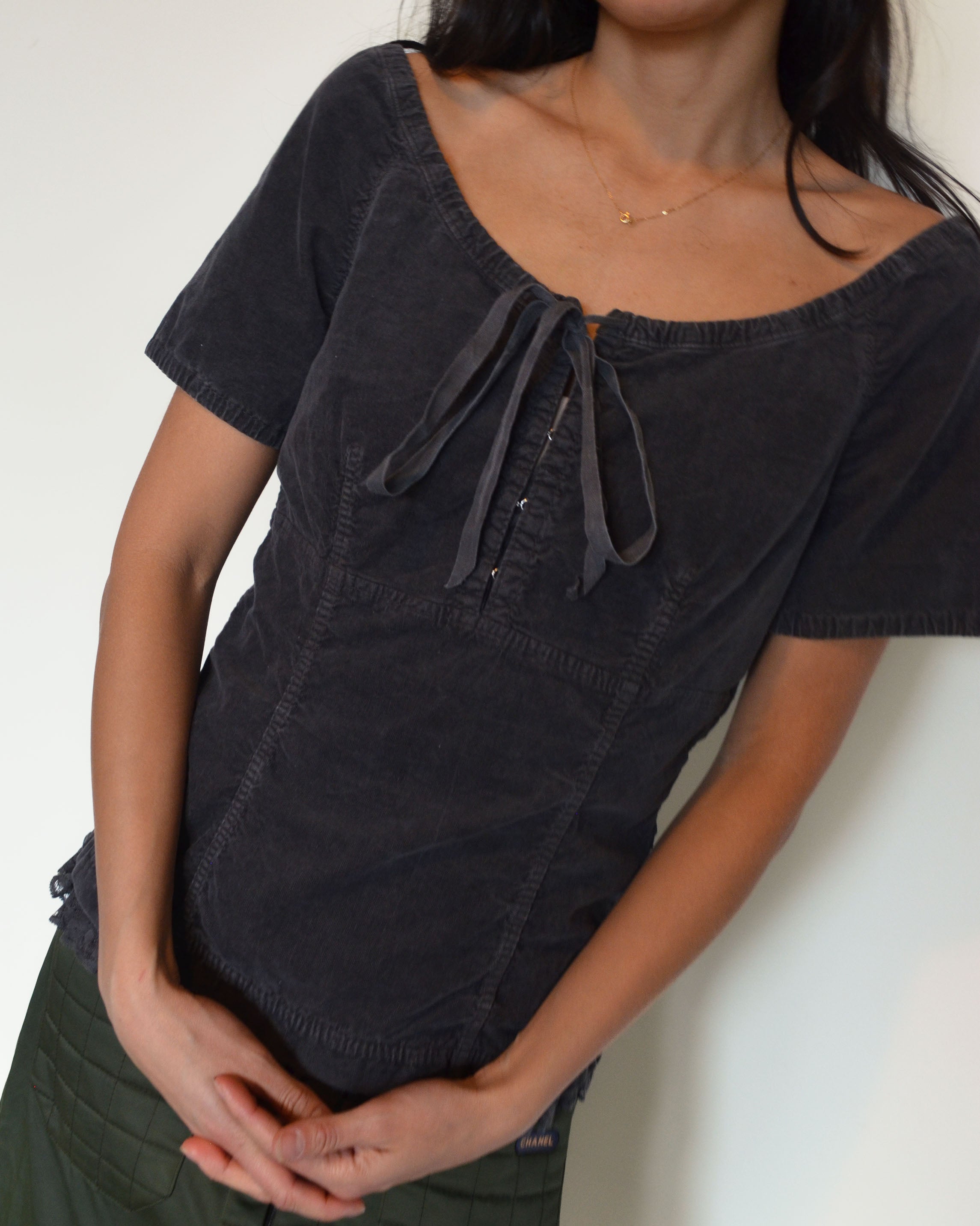 00S CORSET BABYDOLL TOP