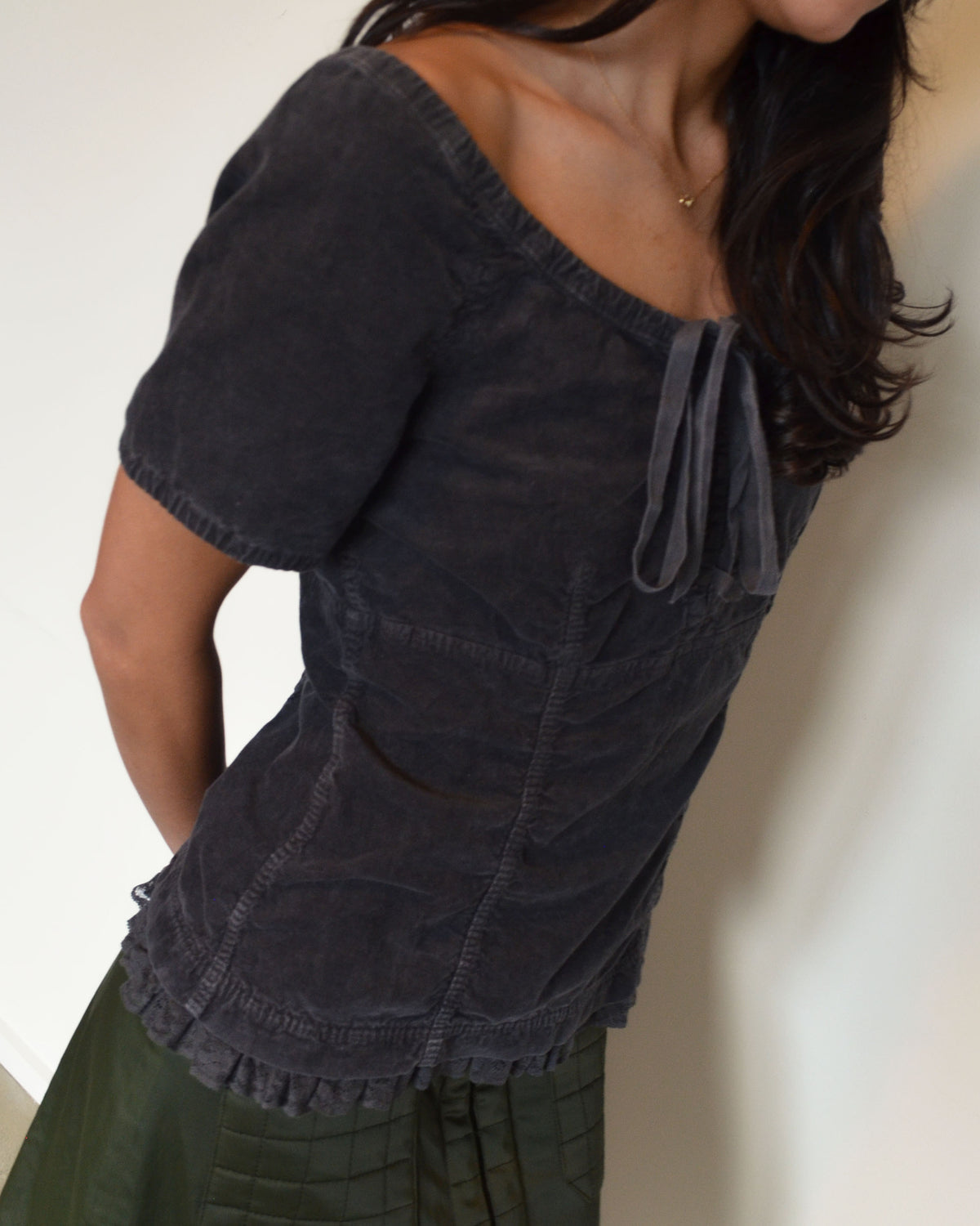 00S CORSET BABYDOLL TOP