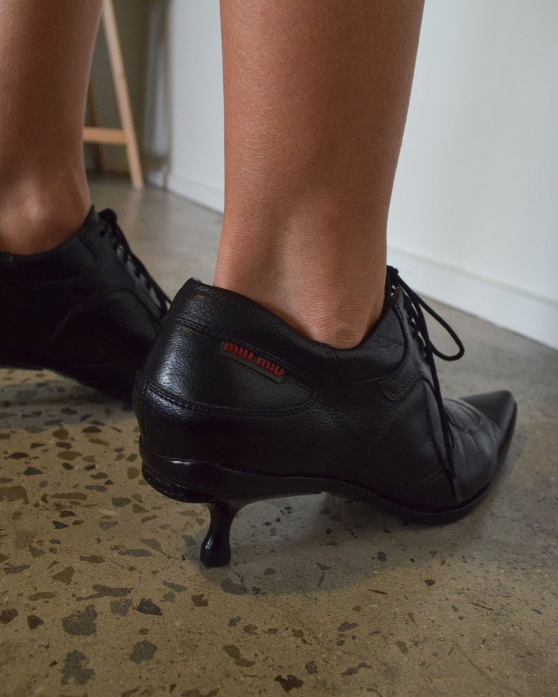 FW1999 KITTEN HEEL OXFORDS