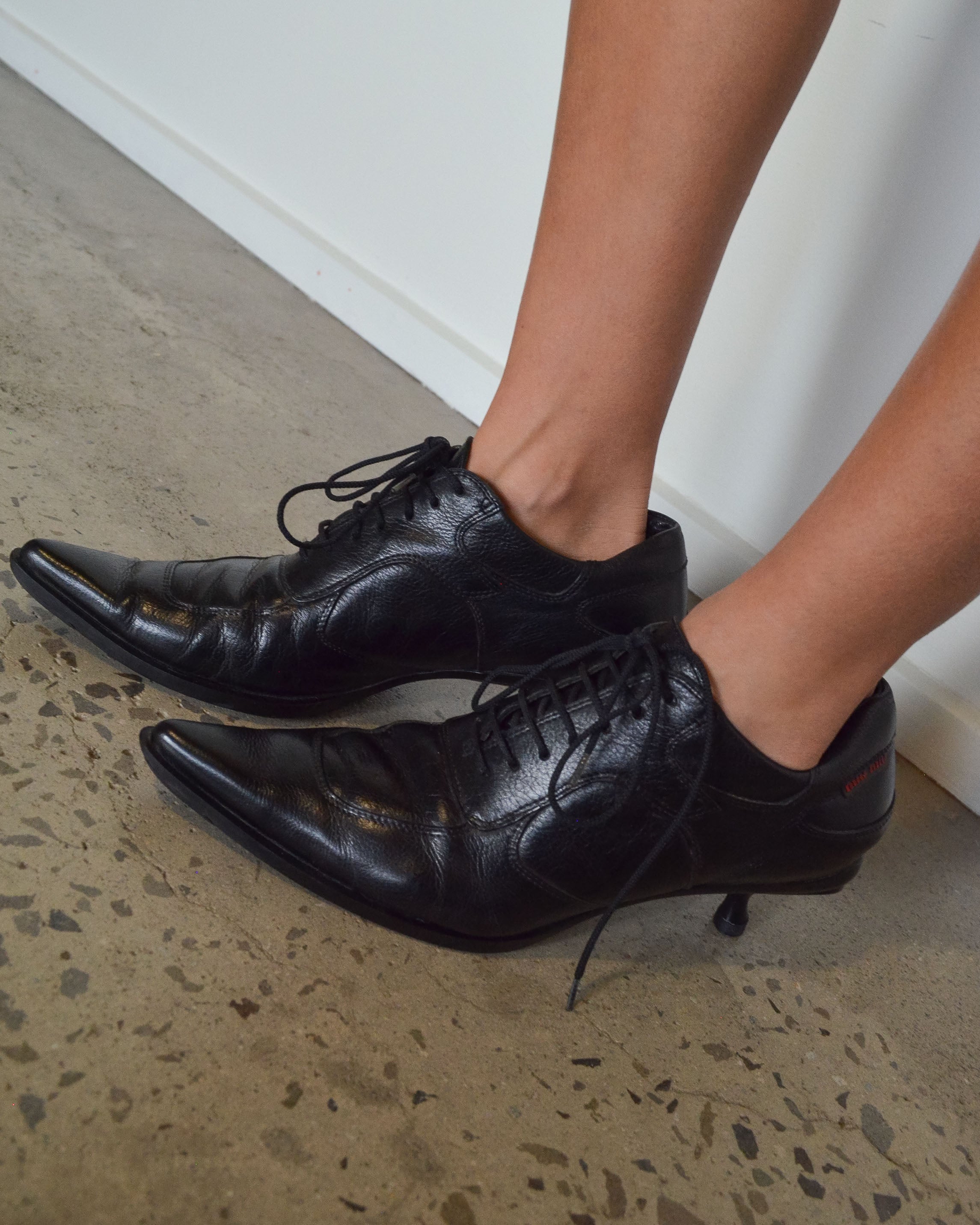 FW1999 KITTEN HEEL OXFORDS