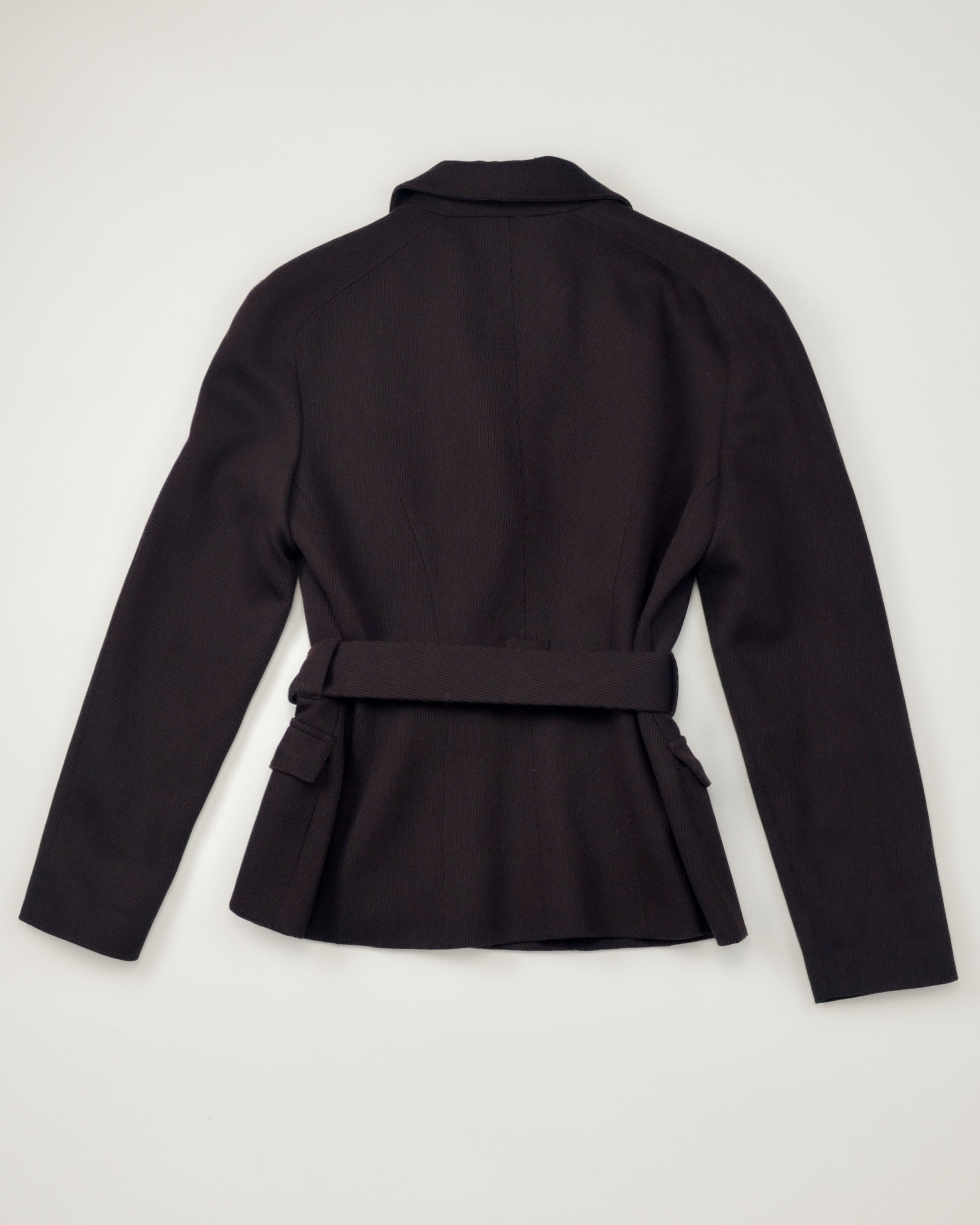 90's BELTED WOOL JACKET